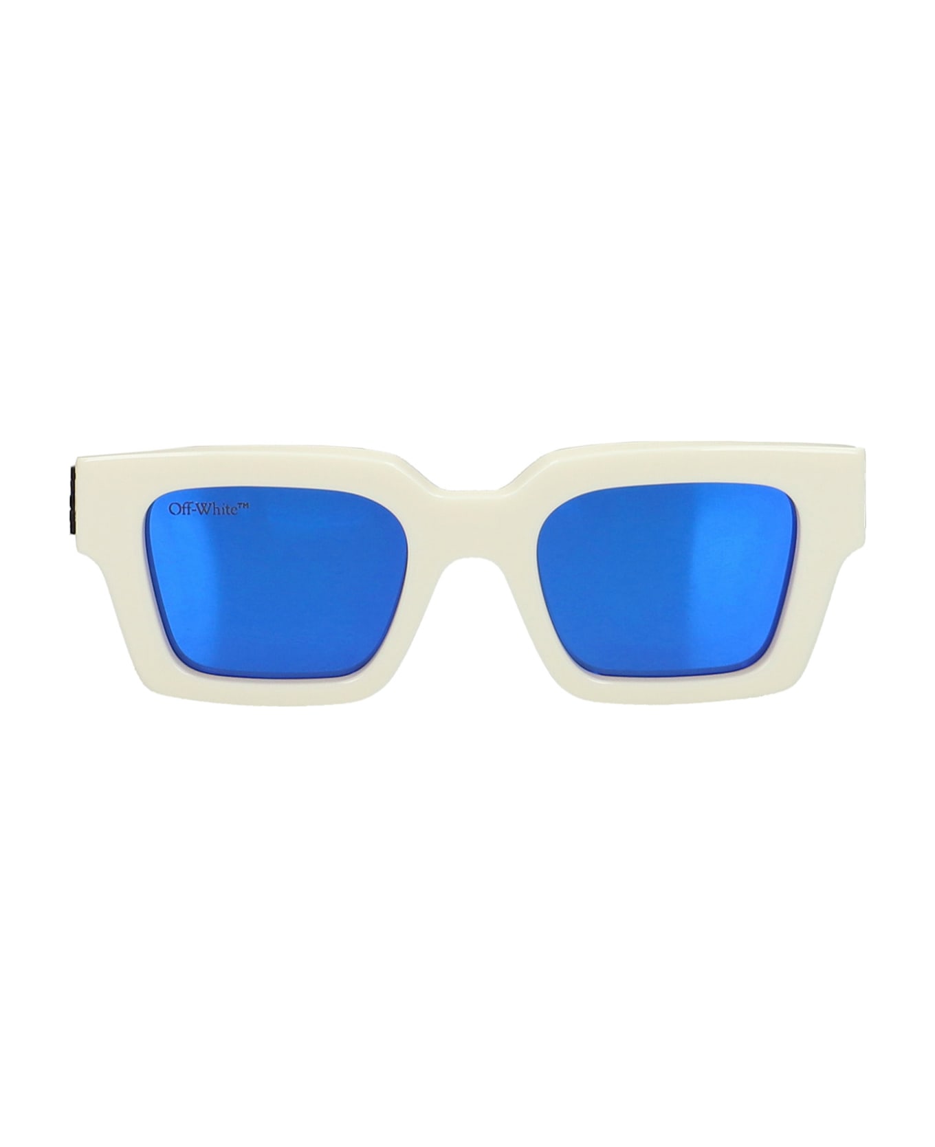 Off-White Sunglasses In White Acrylic - white