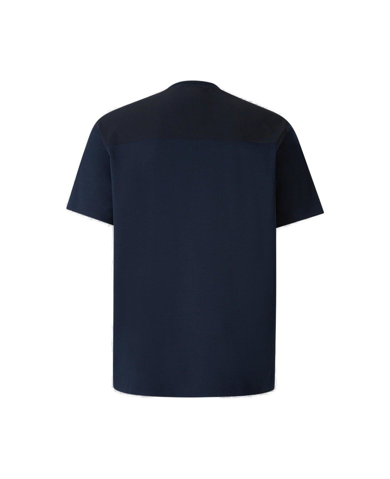 Herno Short Sleeved Crewneck T-shirt Herno - BLUE