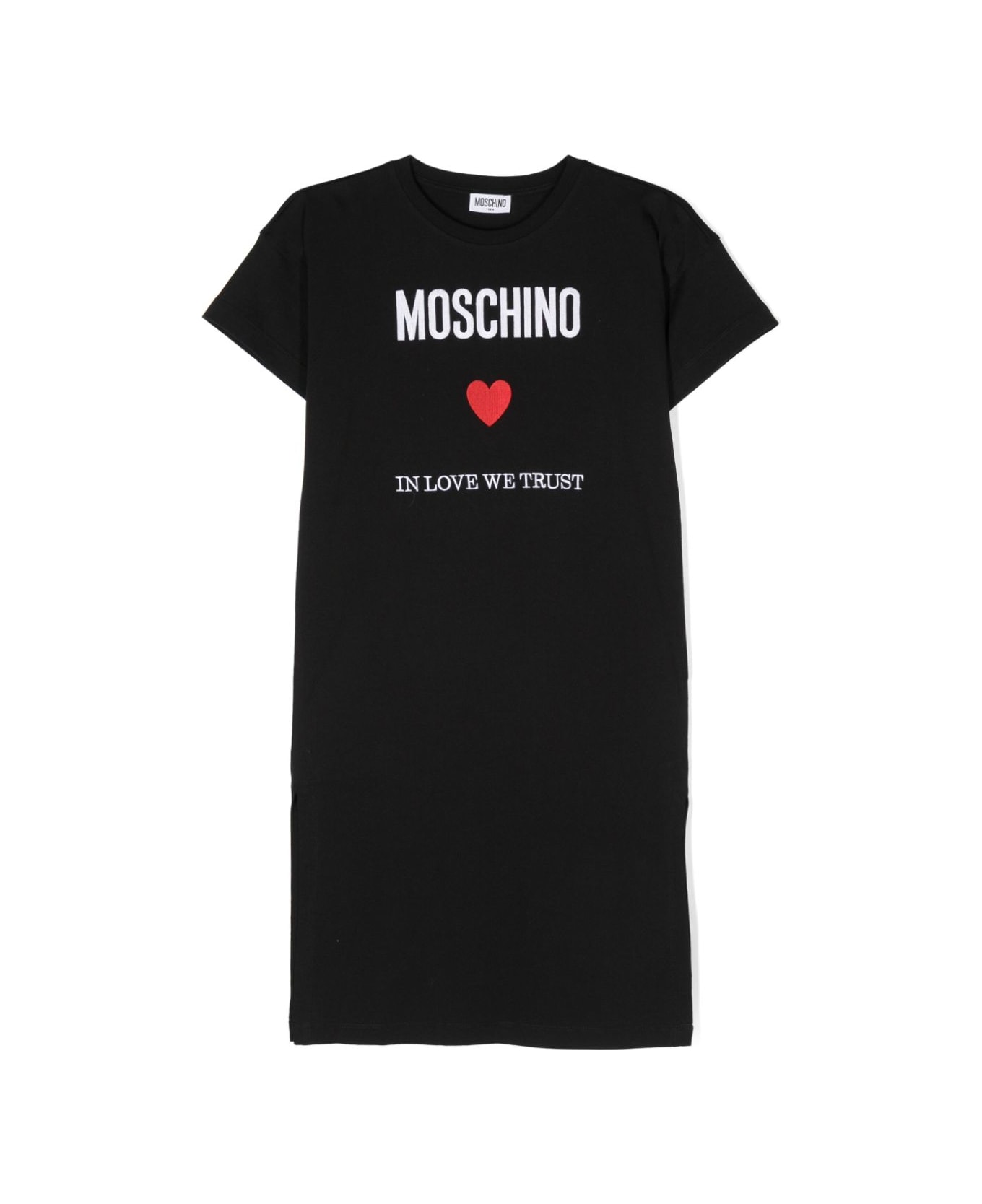 Moschino Abito Con Logo - Black ワンピース＆ドレス
