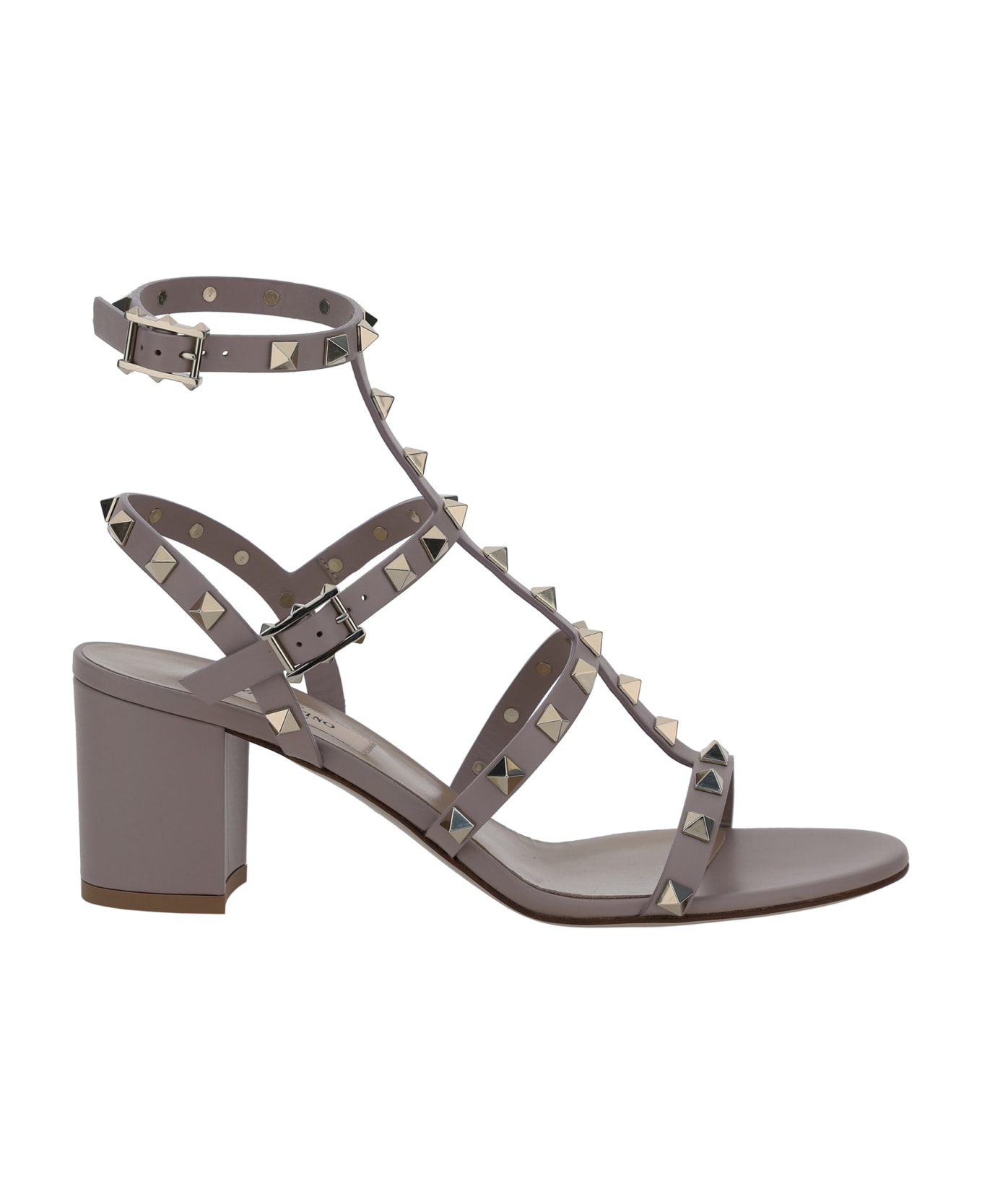 Valentino Garavani Rockstud Sandals - Poudre