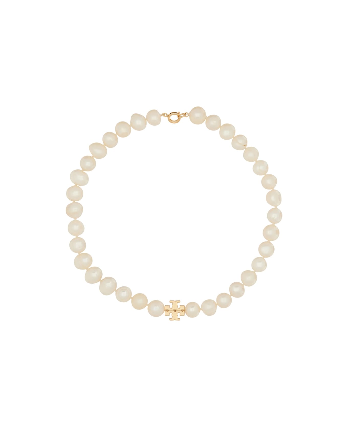 Tory Burch Kira Necklace With Pearl - GOLD