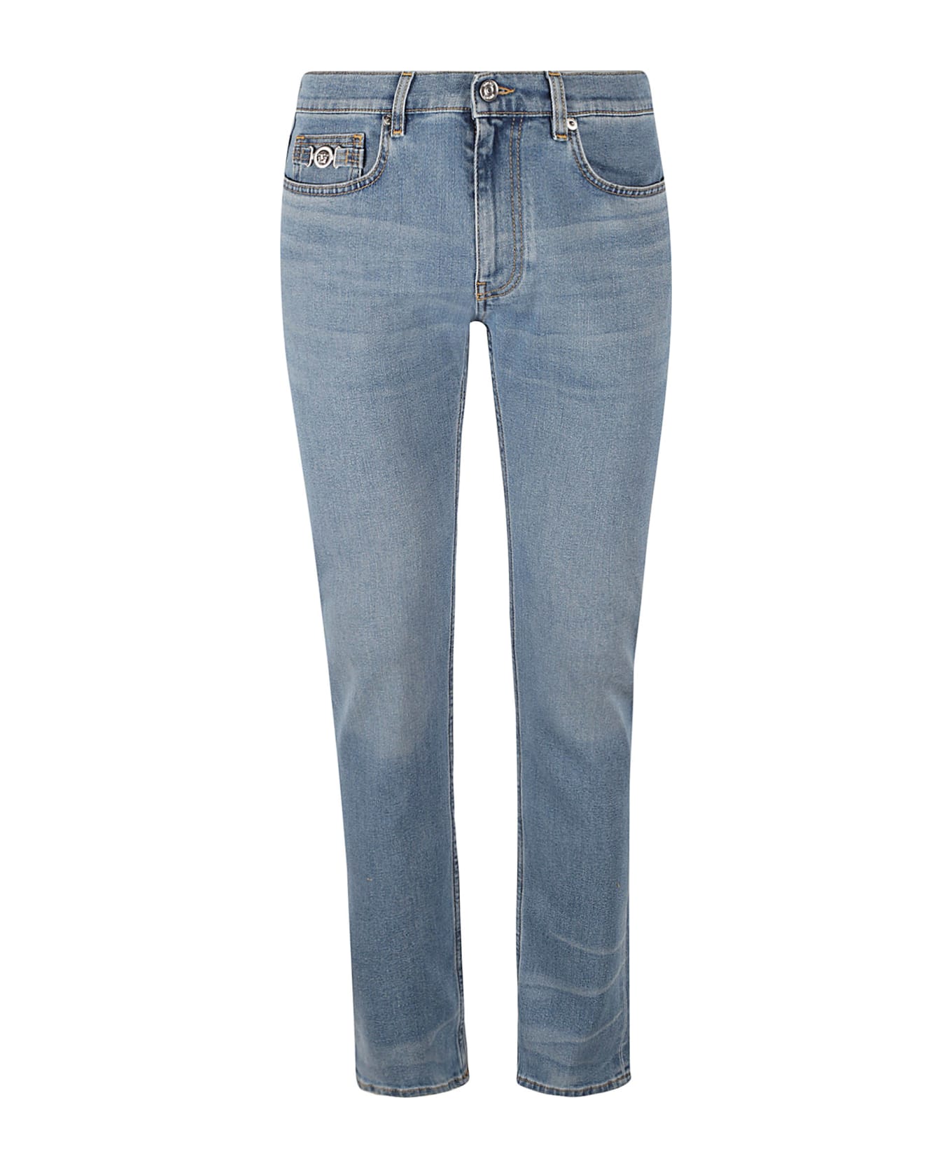 Versace Denim Stretch Jeans - FADED LIGHT BLUE