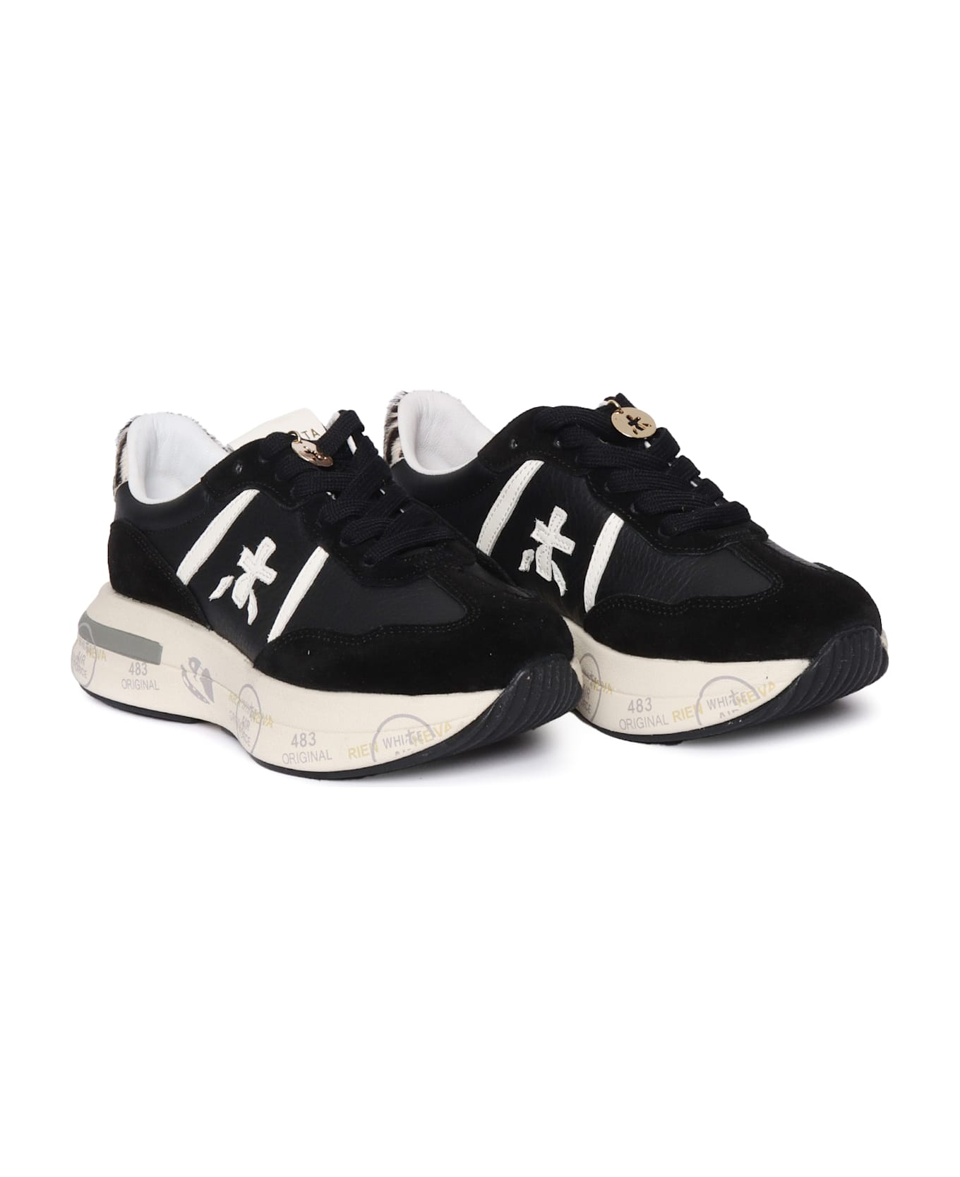 Premiata Cassie Sneakers - BLACK