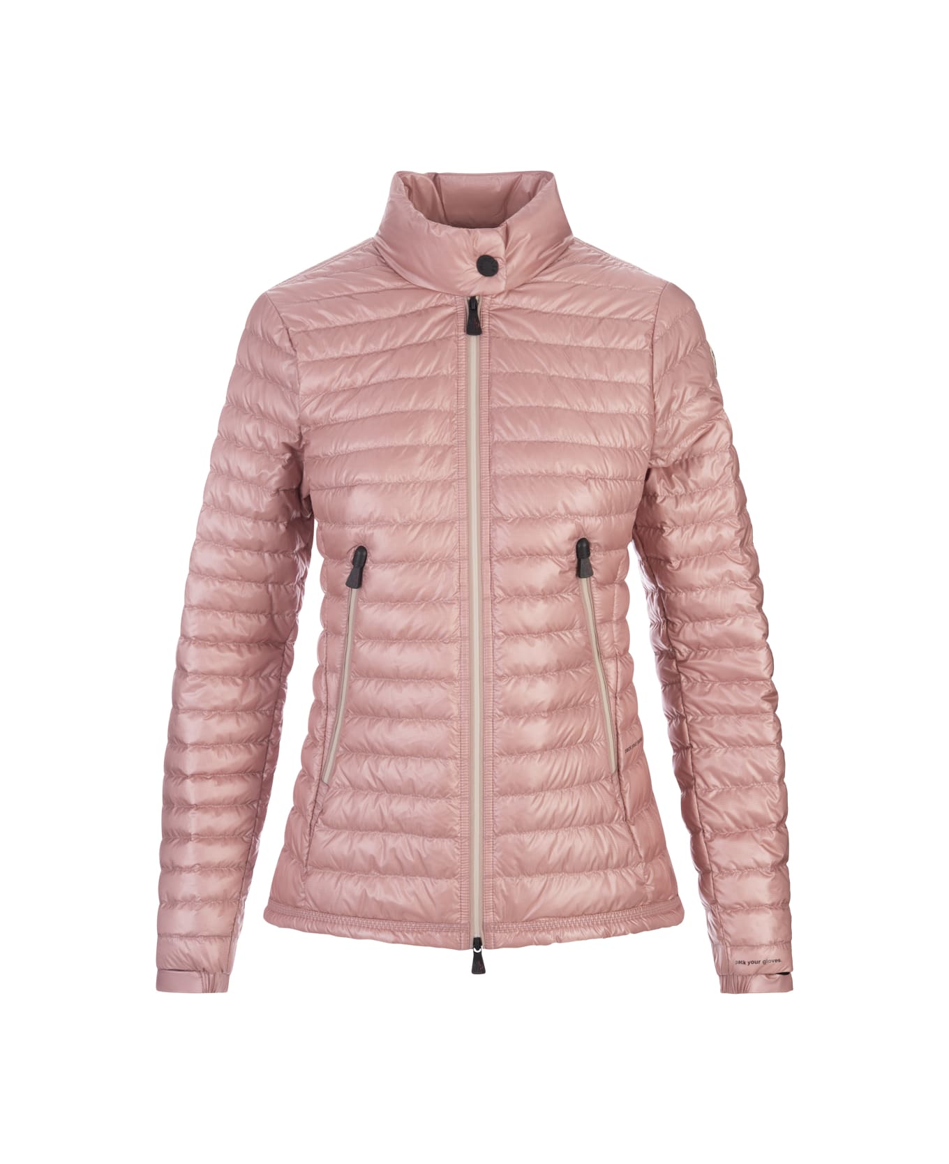 Moncler Grenoble Light Pink Pontaix Short Down Jacket - Pink