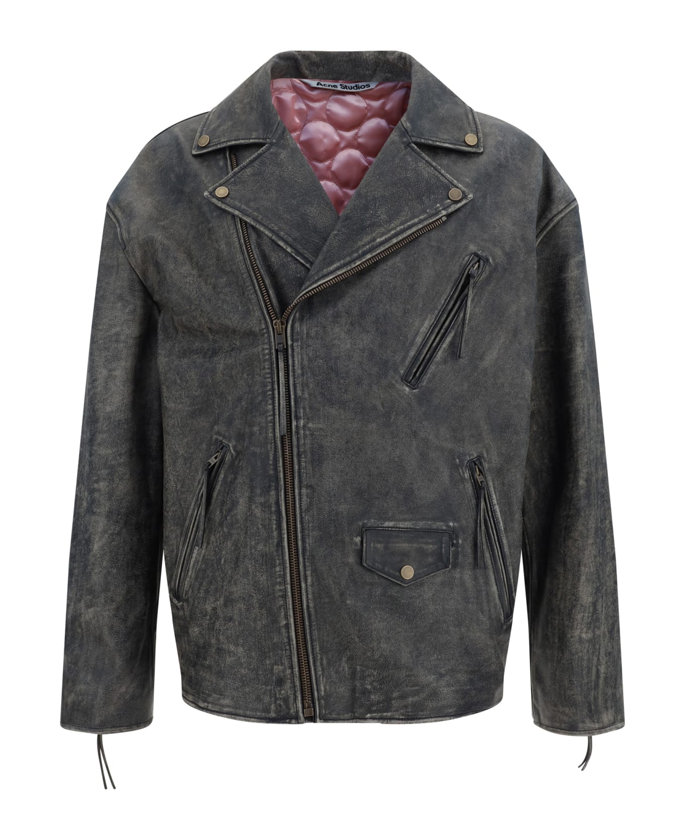 Acne Studios Leather Jacket - Black