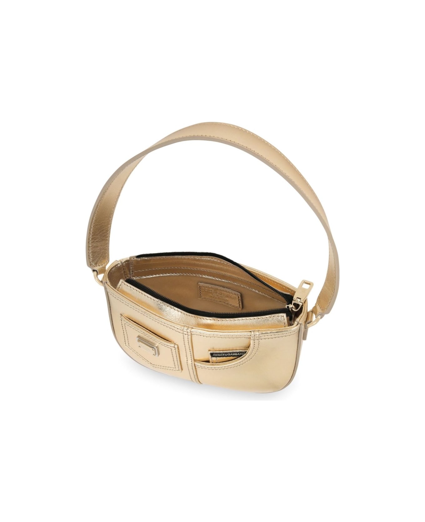 Dolce & Gabbana Borsa A Spalla - Gold