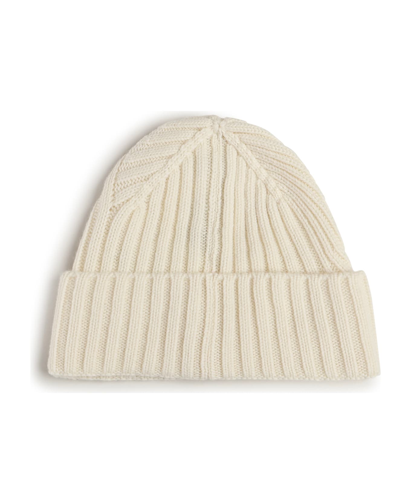 Jacquemus "le Bonnet Tourni" Cashmere And Wool Beanie - Off-white