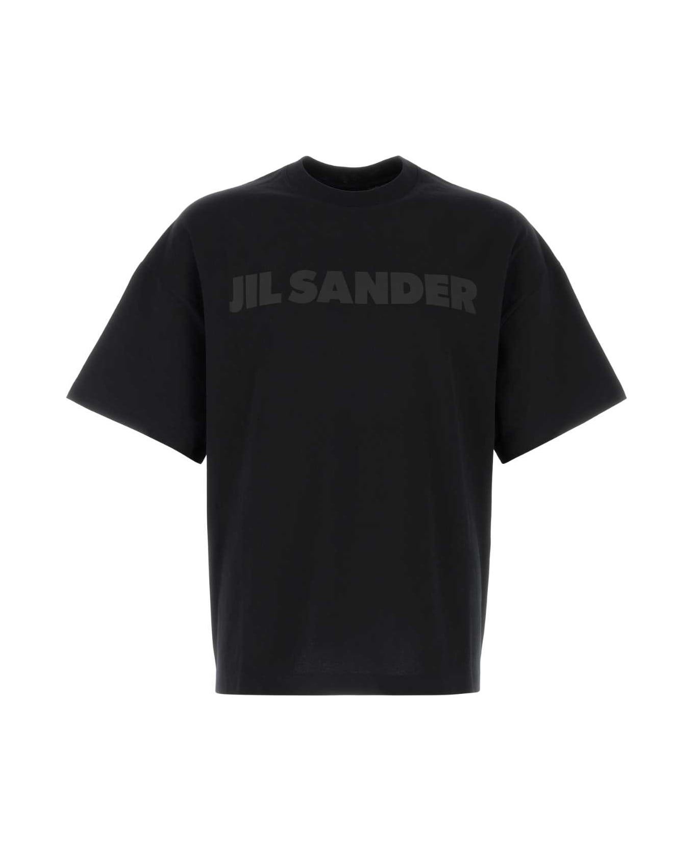 Jil Sander Black Cotton Oversize T-shirt - Black