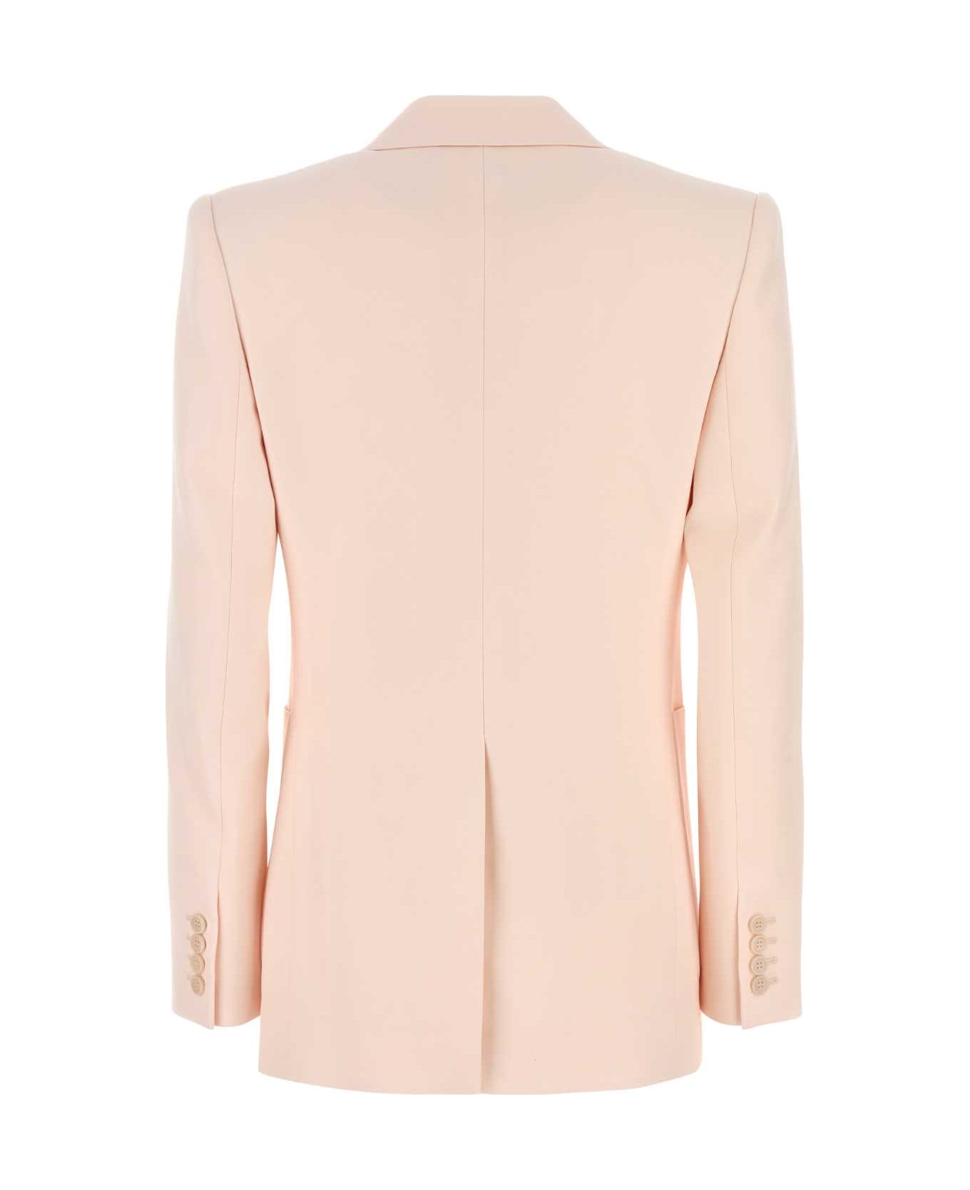 Chloé Pastel Pink Wool Blazer - BISCUITPINK