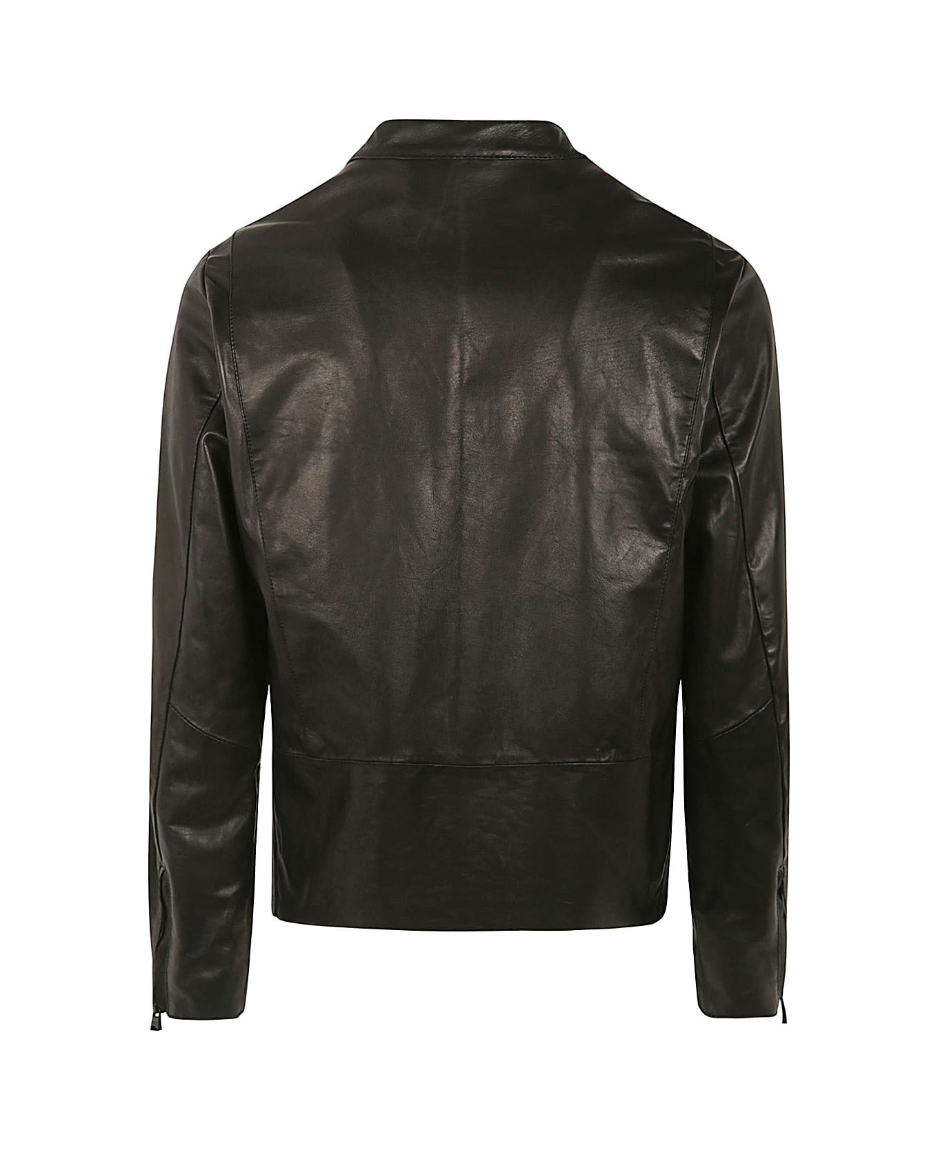Giorgio Brato Biker Jacket - Black レザージャケット