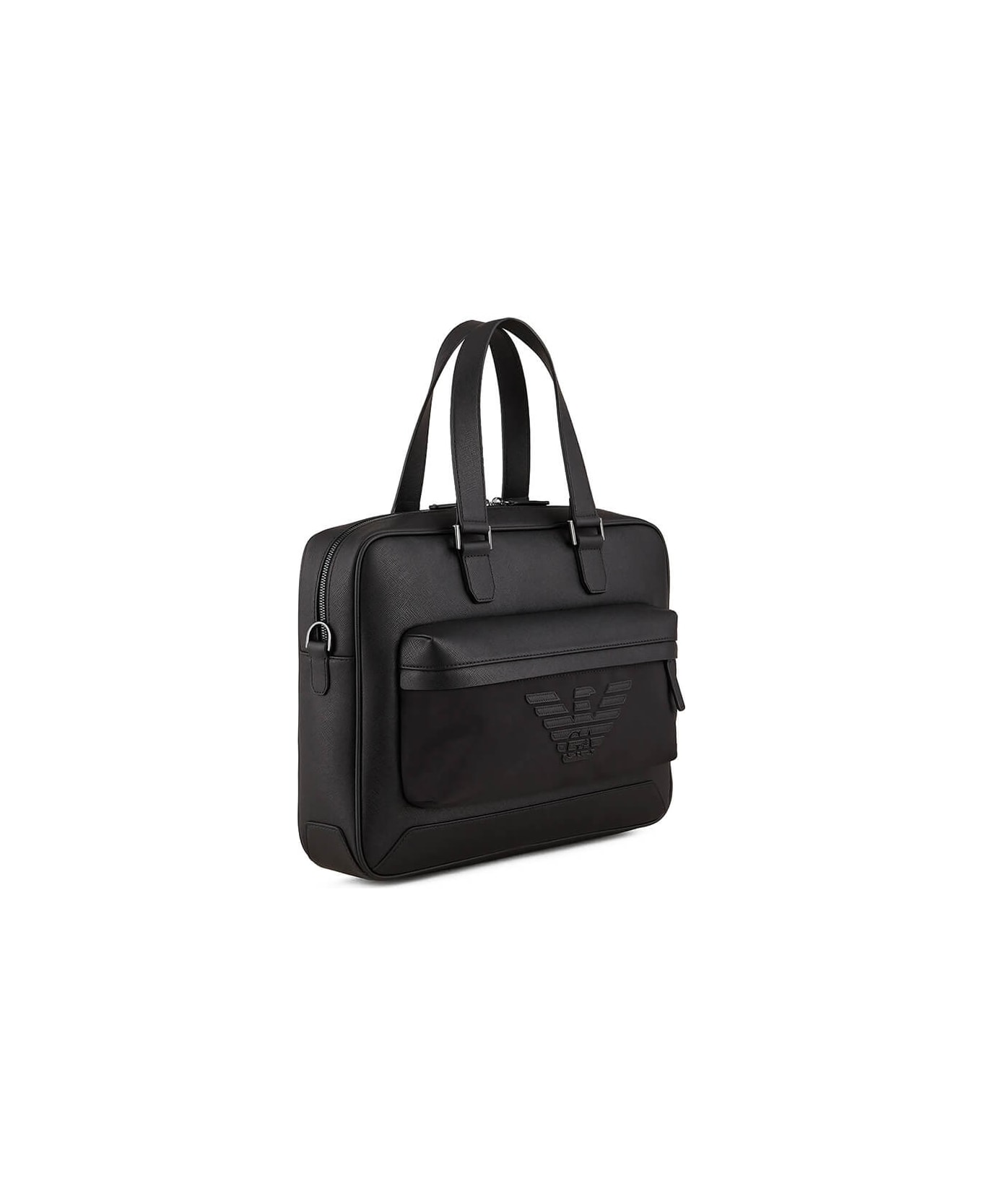 Emporio Armani Rucsac Tjw Essential Backpack AW0AW11628 C87 With Logo - Nero