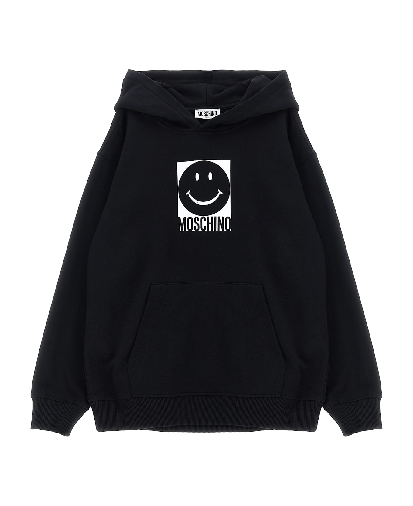 Moschino Printed Hoodie - Black  