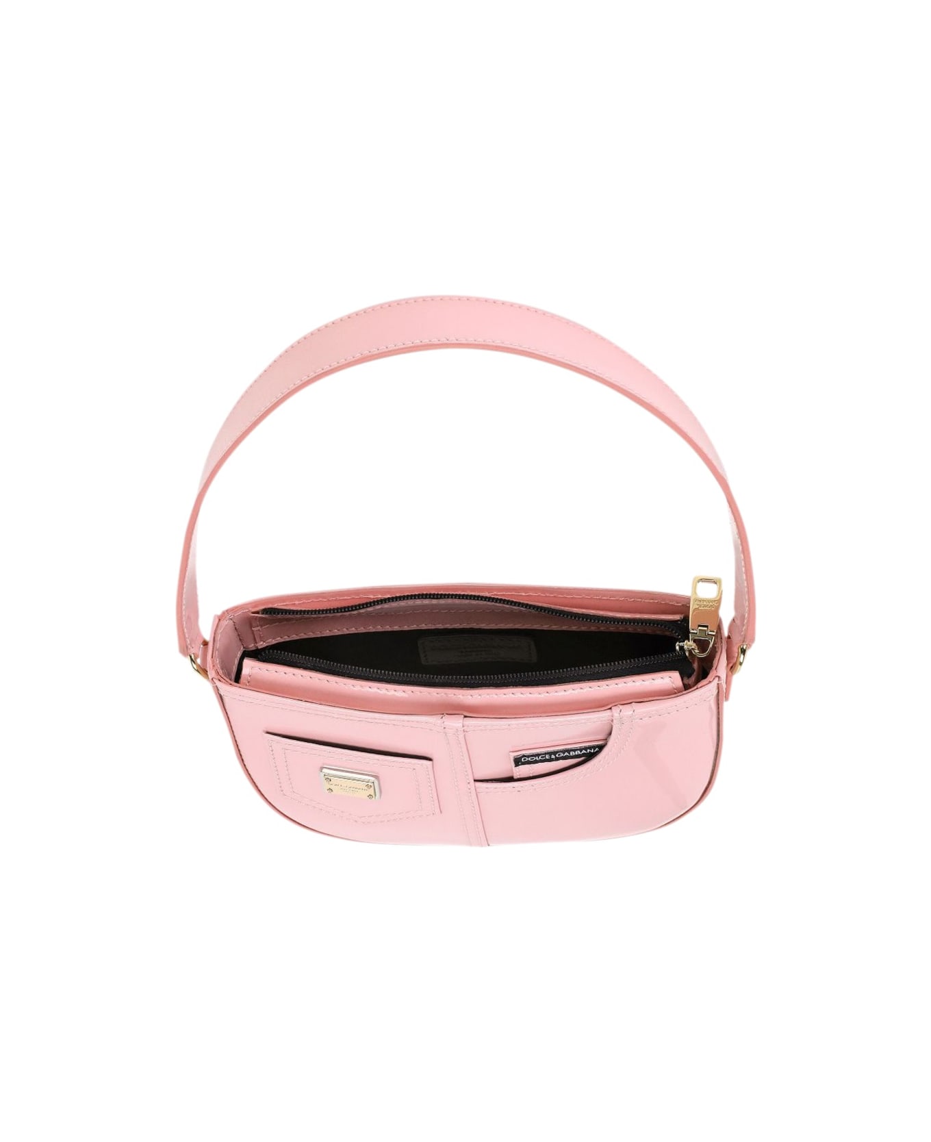 Dolce & Gabbana Patent Leather Bag - PINK