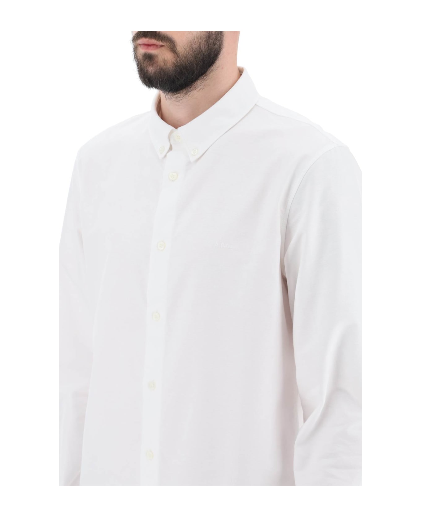 A.P.C. Greg Cotton Shirt - BLANC (White)
