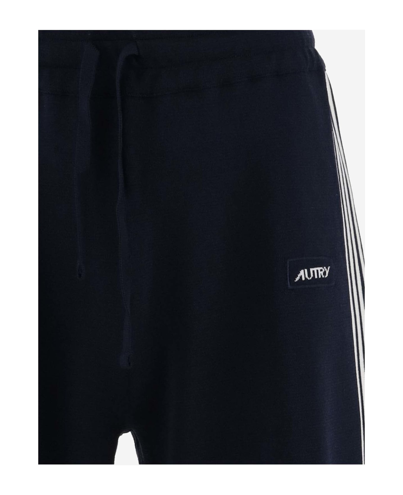 Autry Viscose Blend Short Pants - Blue ショートパンツ