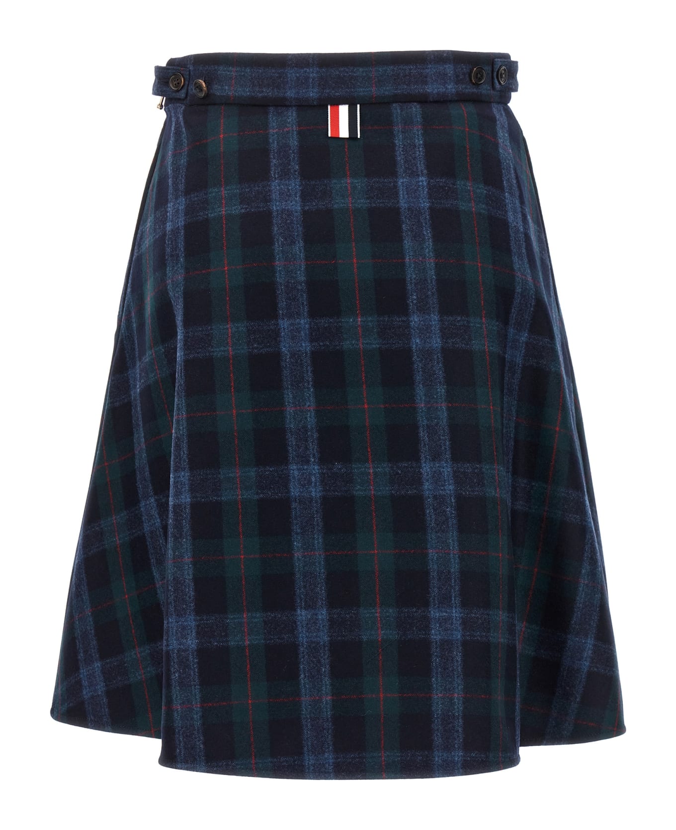 Thom Browne Check Skirt - Multicolor