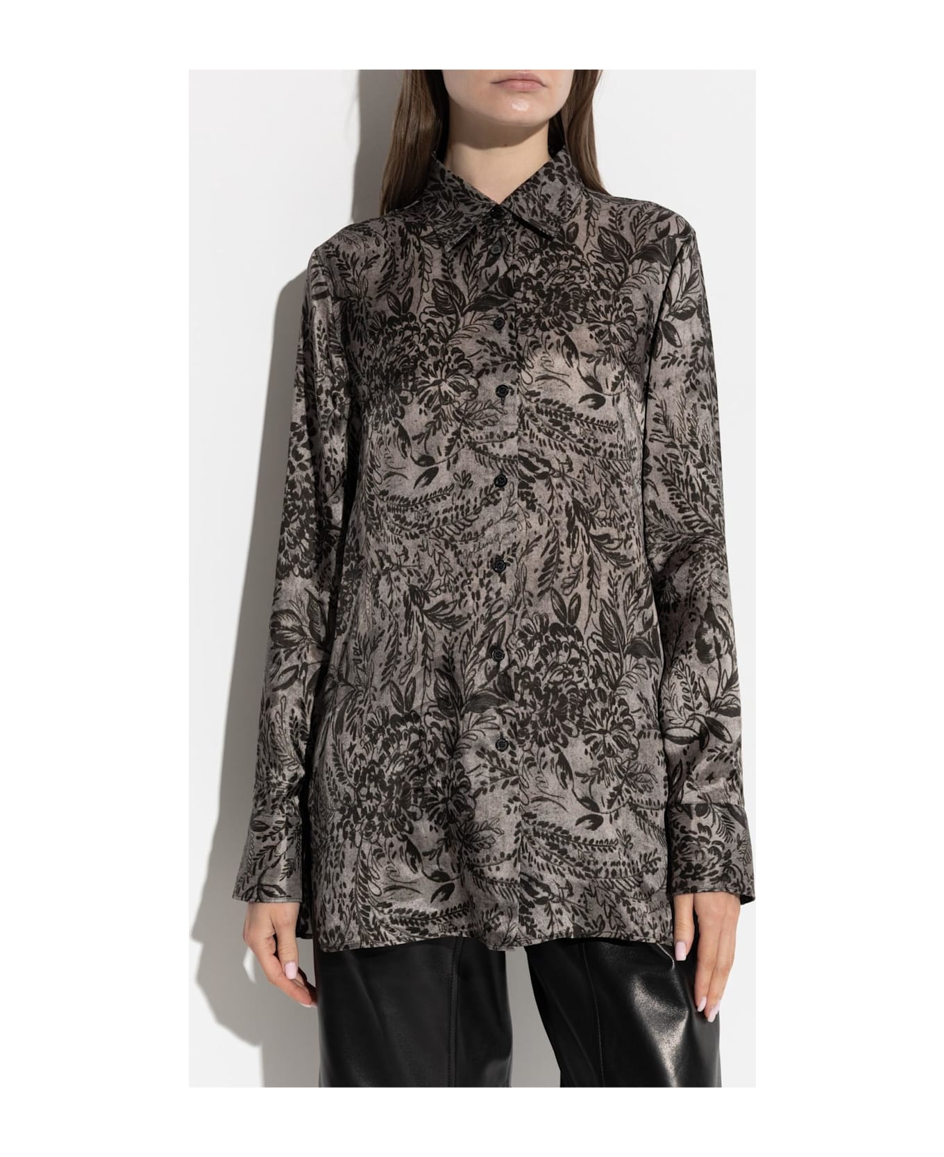 Golden Goose Patterned Shirt - GREY SHADES