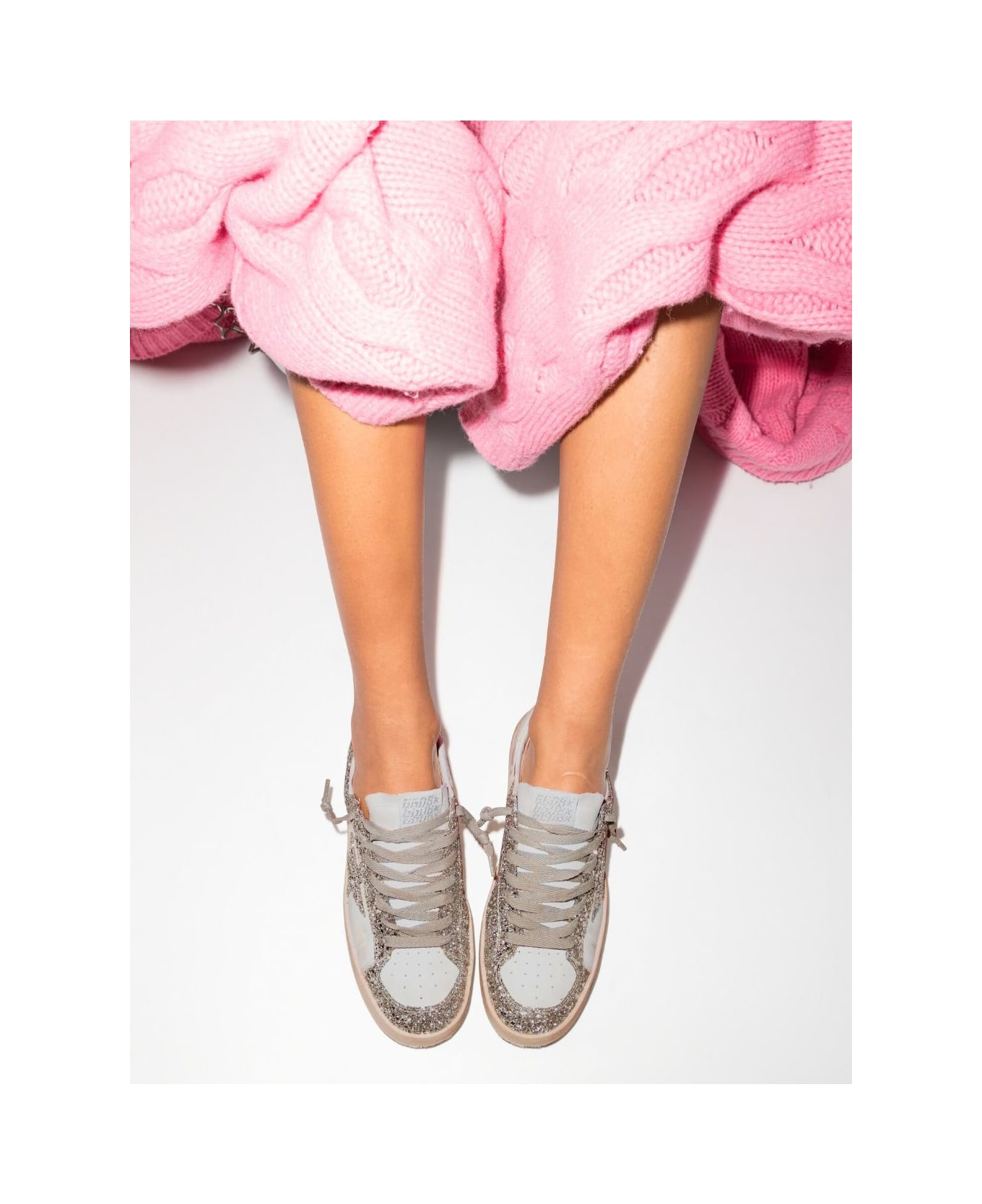 Golden Goose Sneakers With Appliqué - White スニーカー