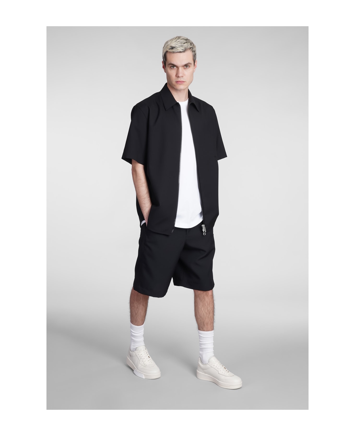 OAMC Shorts In Black Polyester - black