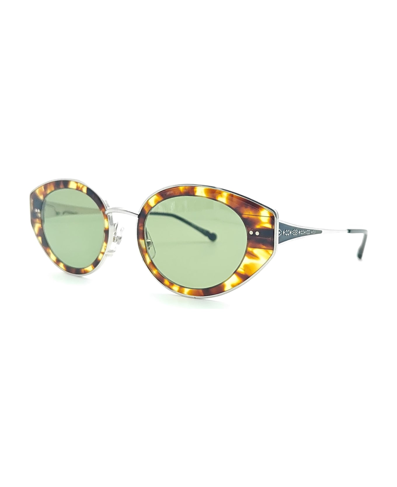 Matsuda M3120 - Tortoise / Brushed Silver Sunglasses - Tortoise/silver サングラス