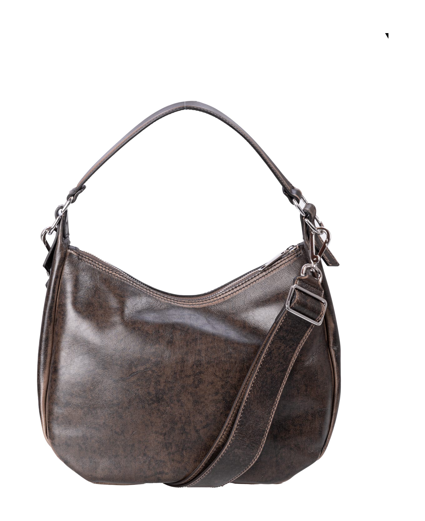 Orciani Leather Bag - Beige