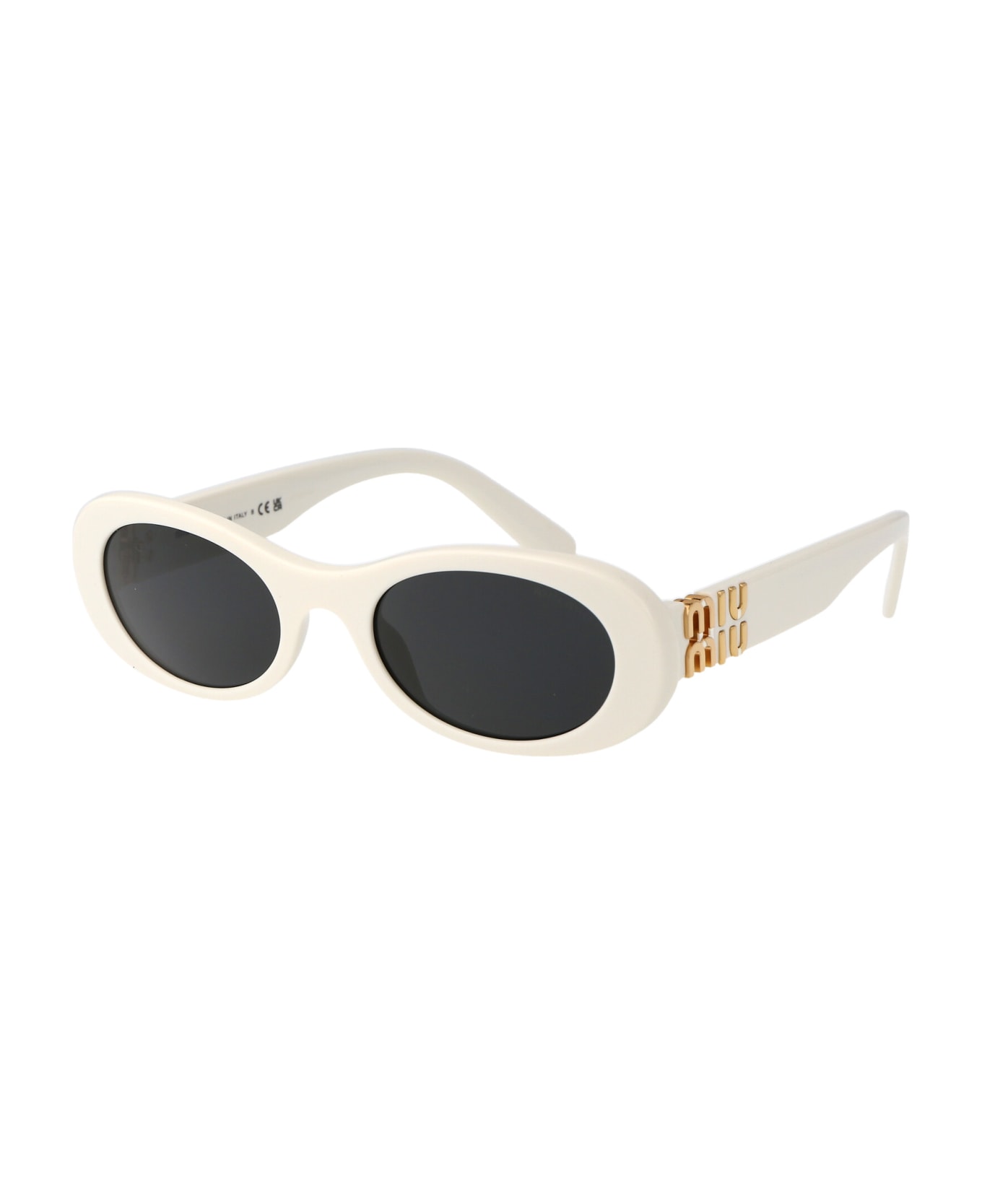 Miu Miu Eyewear 0mu 06zs Sunglasses - 1425S0 White Ivory