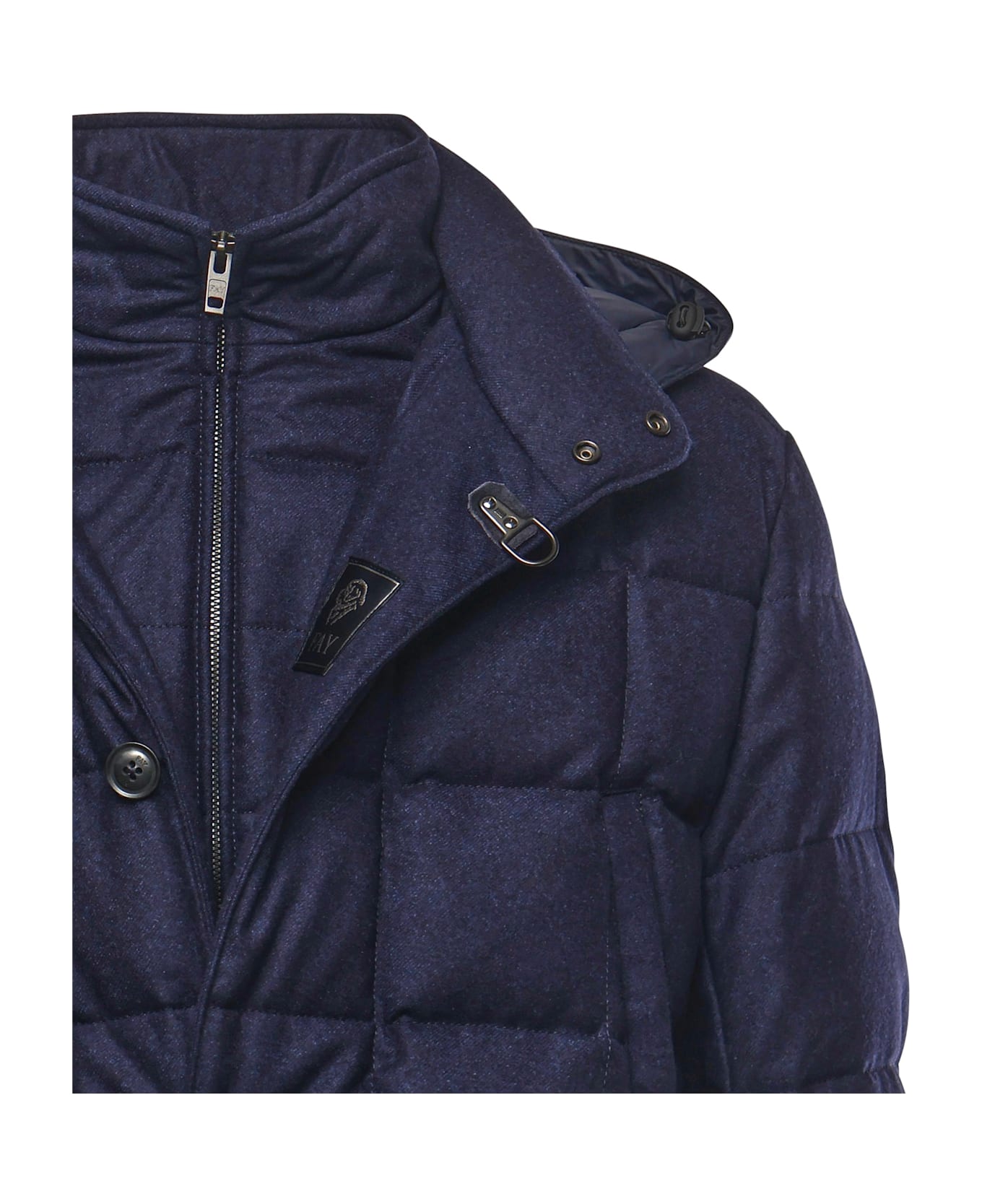 Fay Wool Down Jacket - Blue