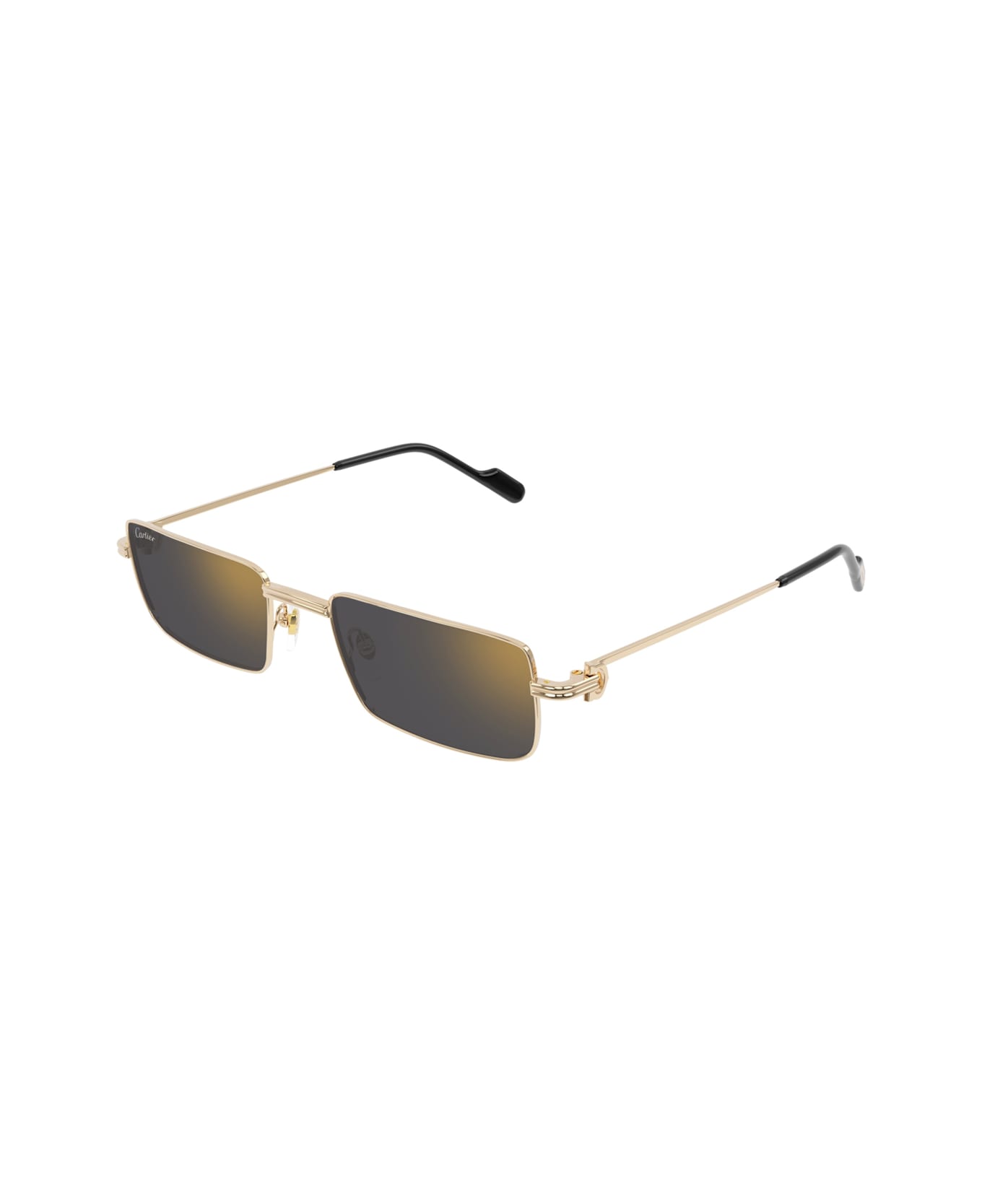 Cartier Eyewear Cartier Ct0501s Premie Re De Cartier 005 Gold Grey Sunglasses - Oro