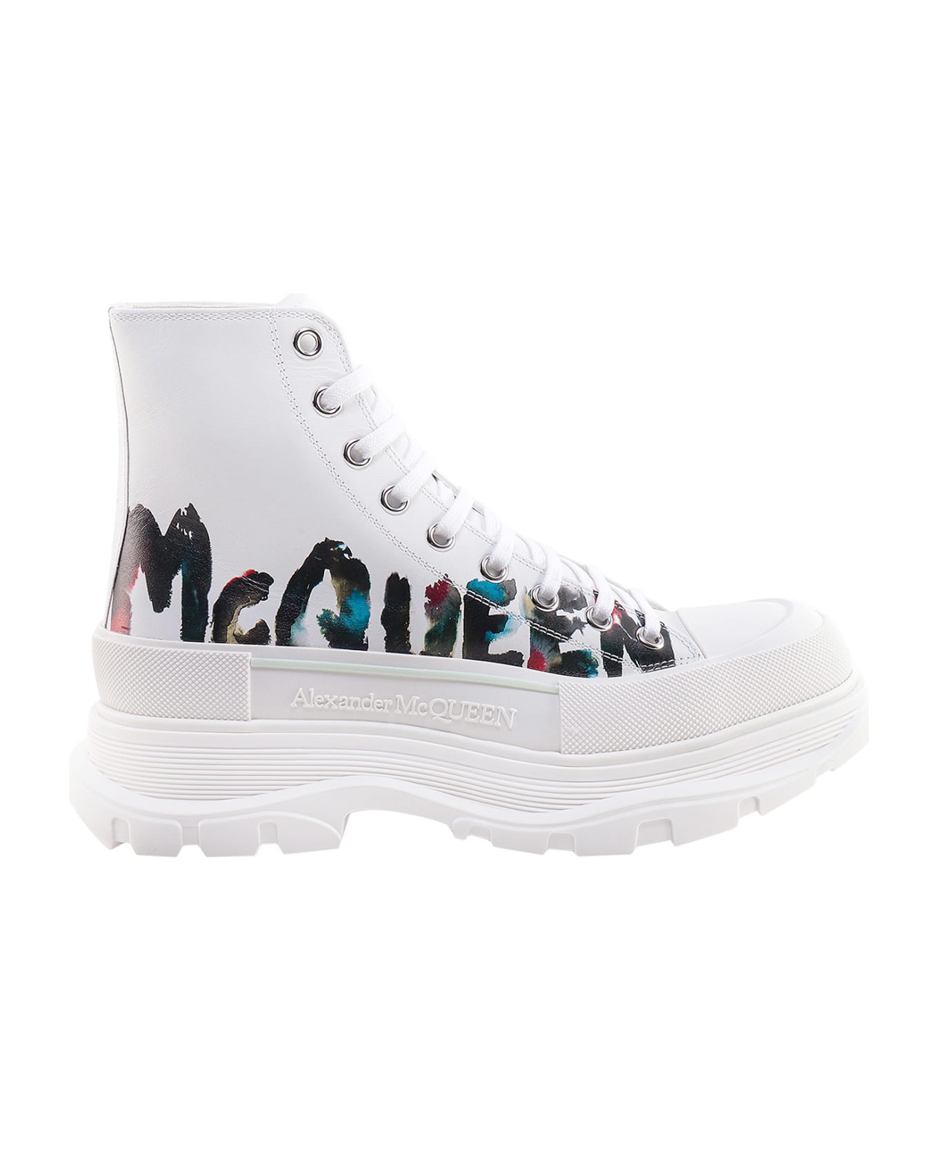 Alexander McQueen Tread Slick Sneakers - White