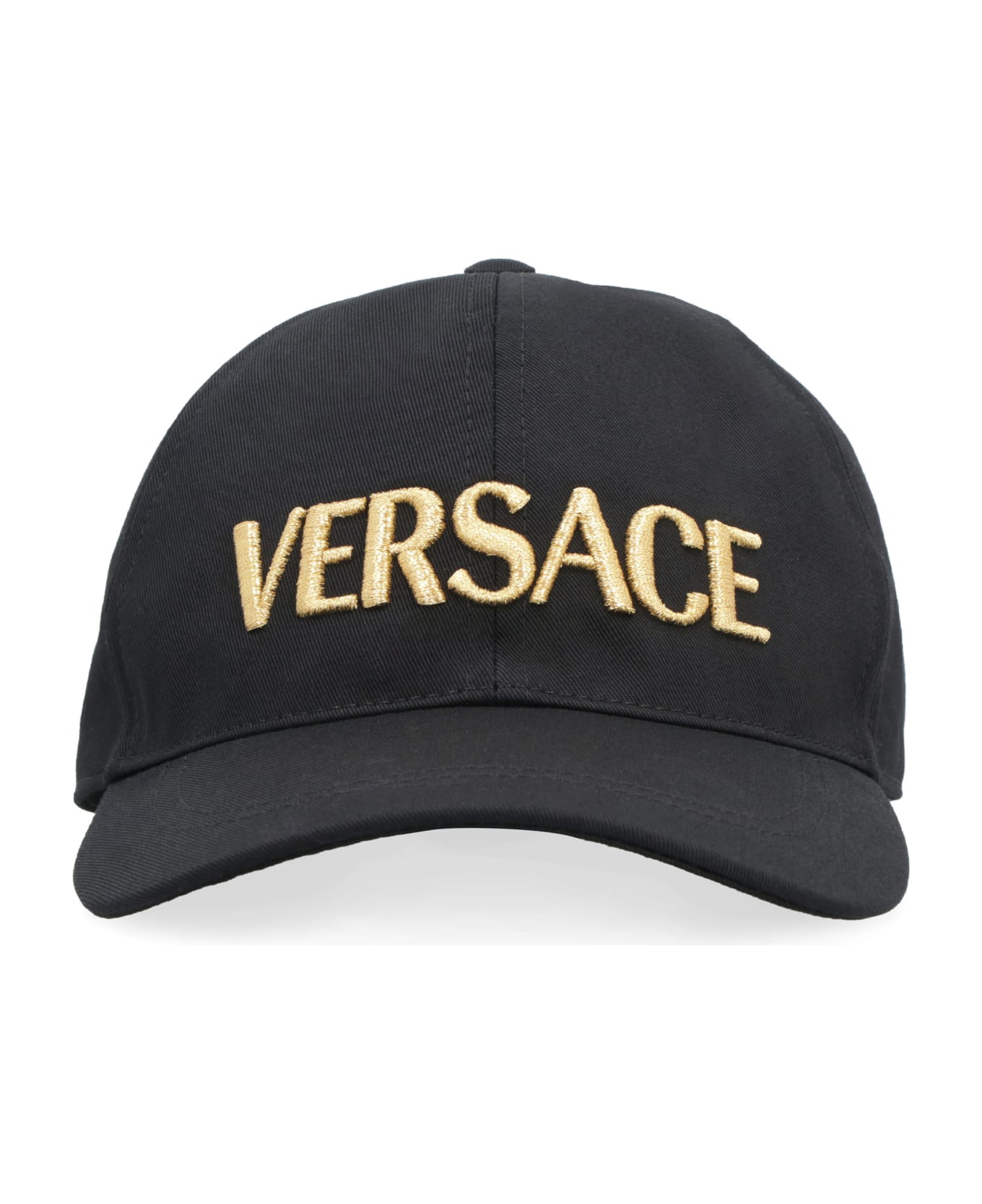 Versace Logo Baseball Cap - black
