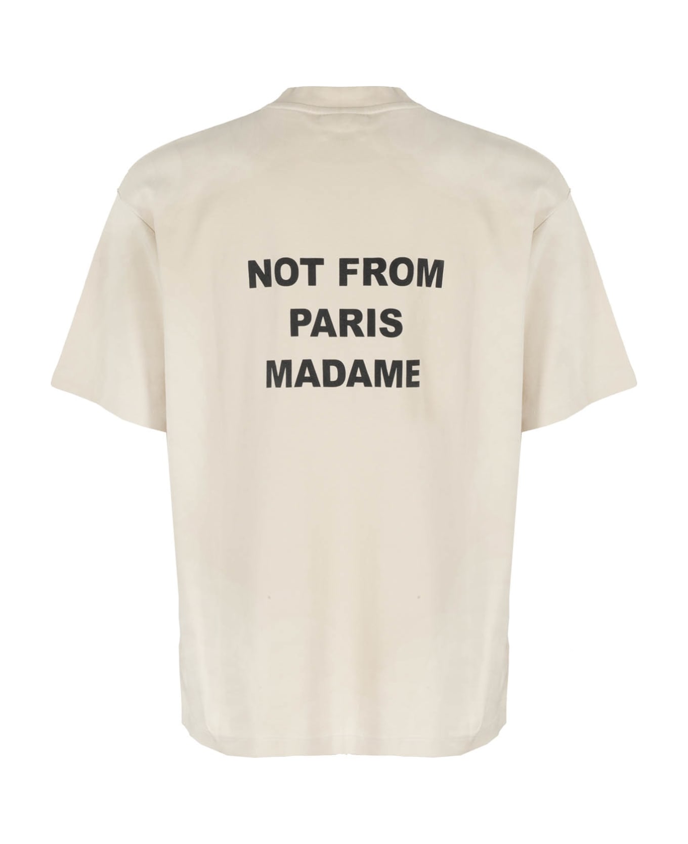 Drôle de Monsieur Le Tshirt Slogan - Mastic  シャツ