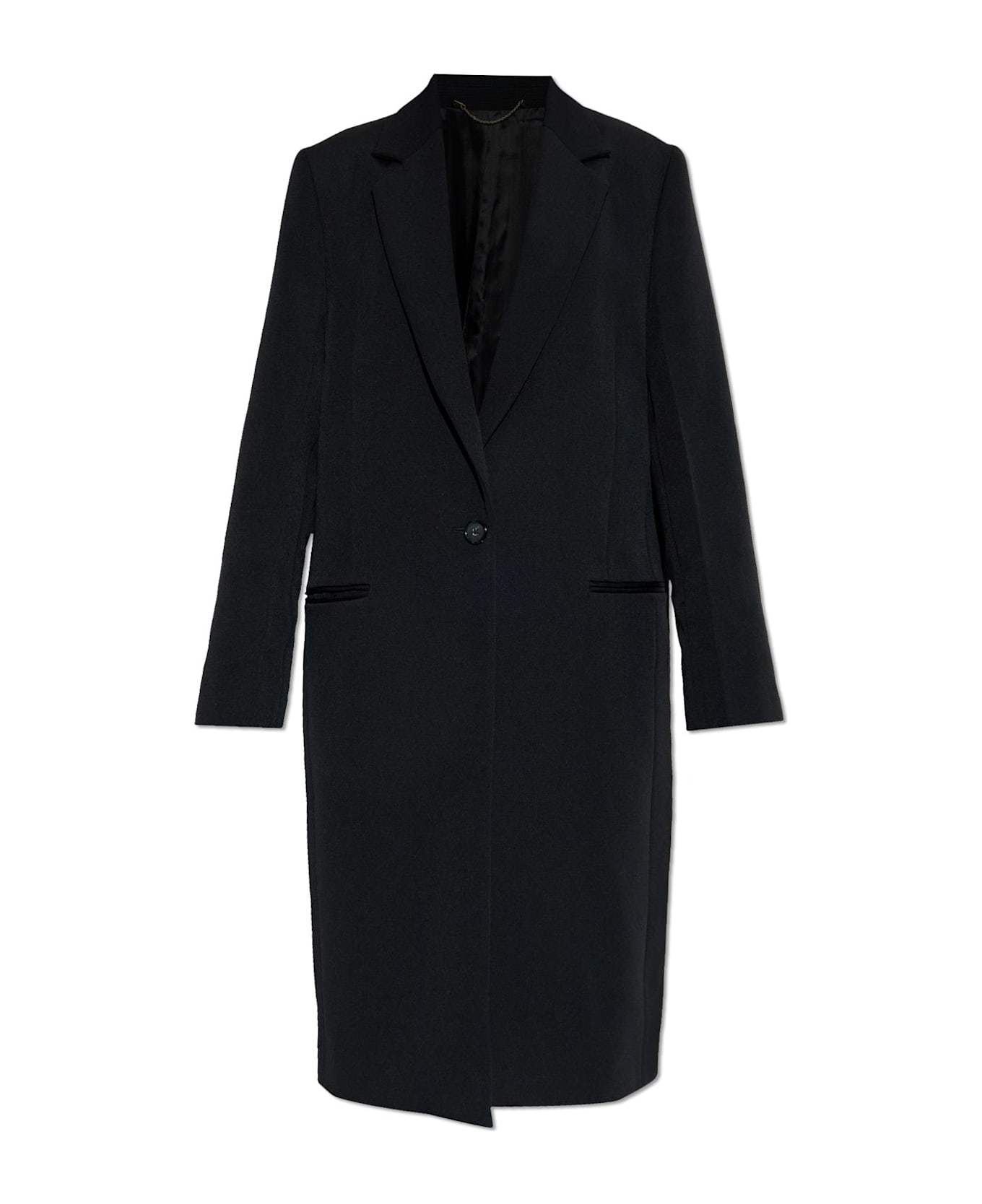 Totême Toteme Coat With Single Vent - BLACK