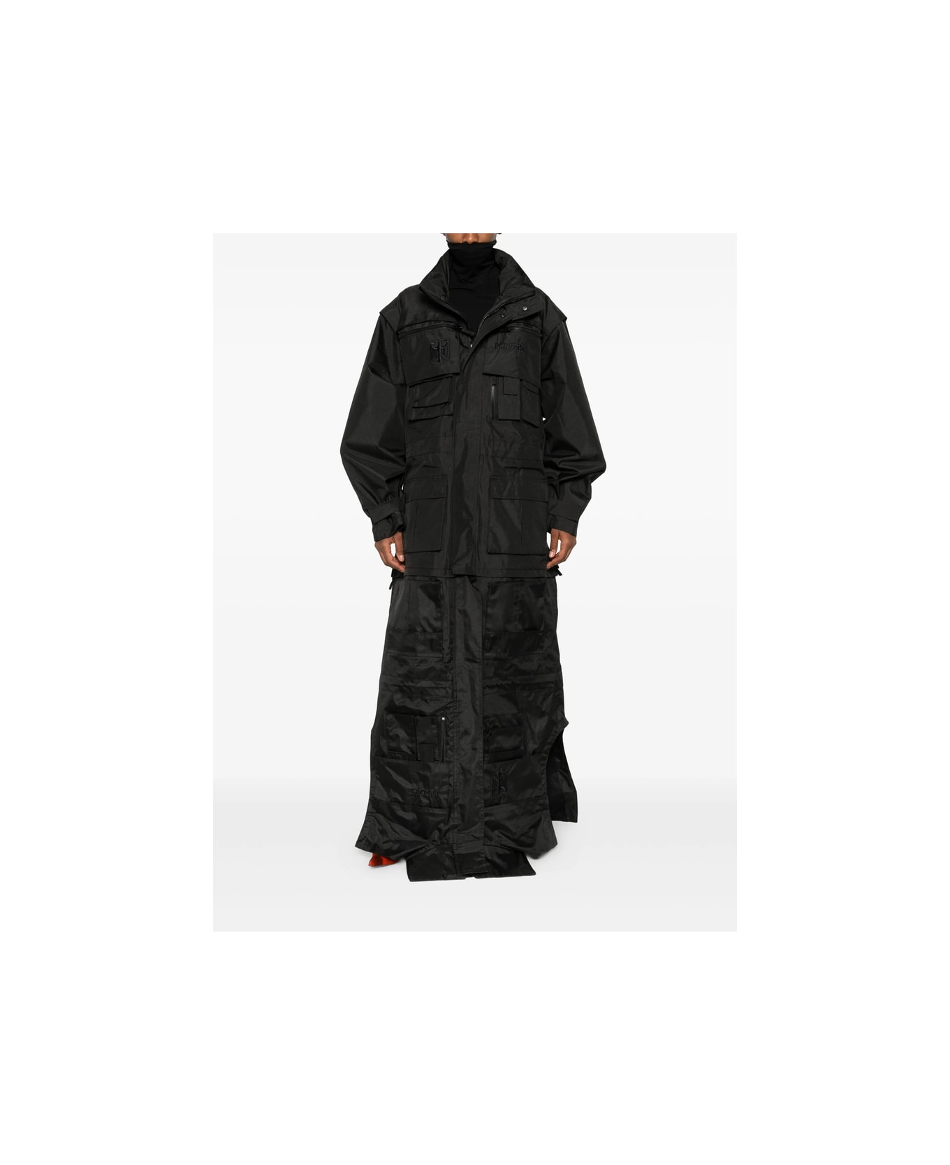 VETEMENTS Coat - BLACK