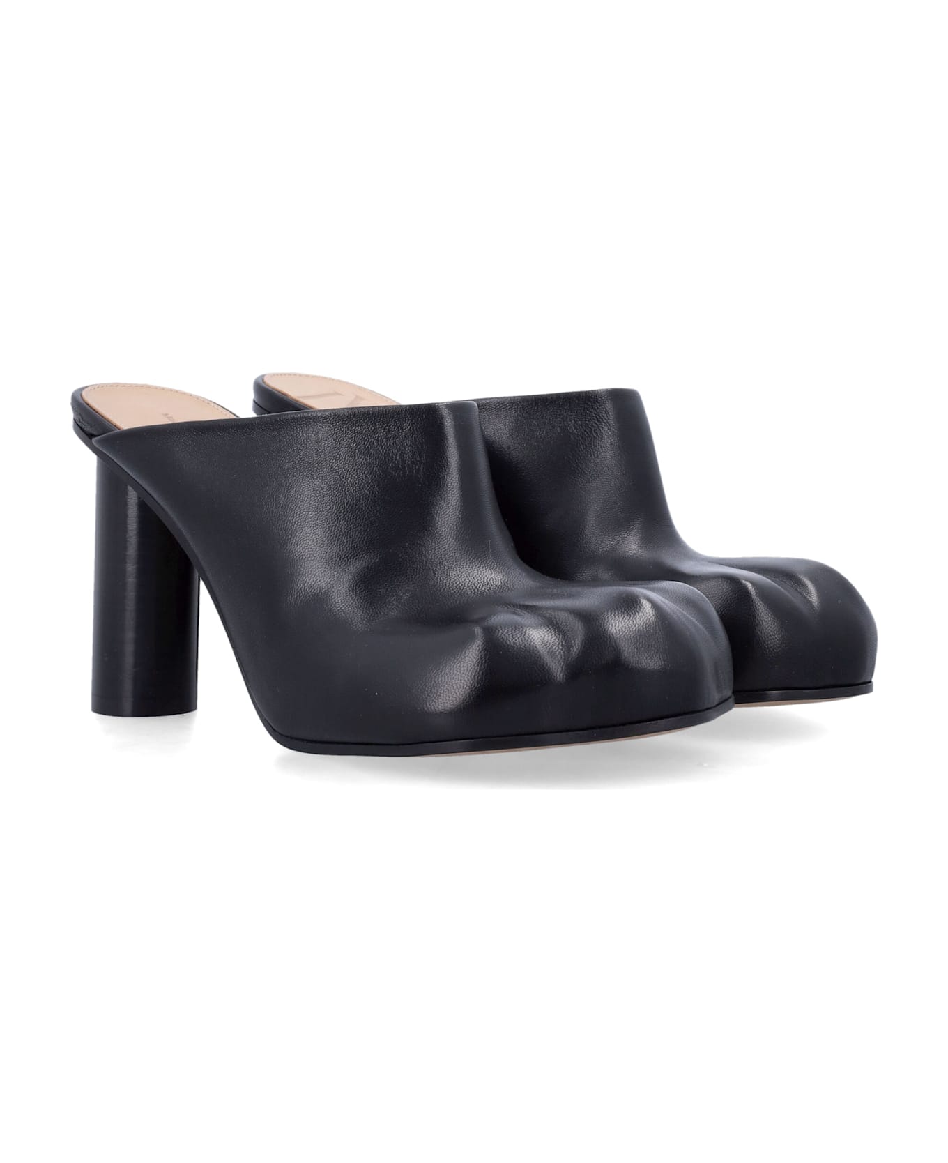 J.W. Anderson Paw Heel Leather Mule - BLACK