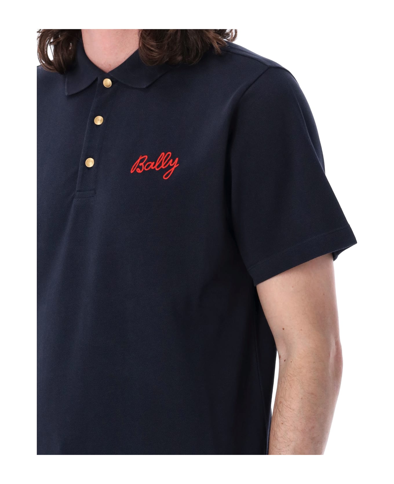 Bally Polo Shirt - NAVY ポロシャツ