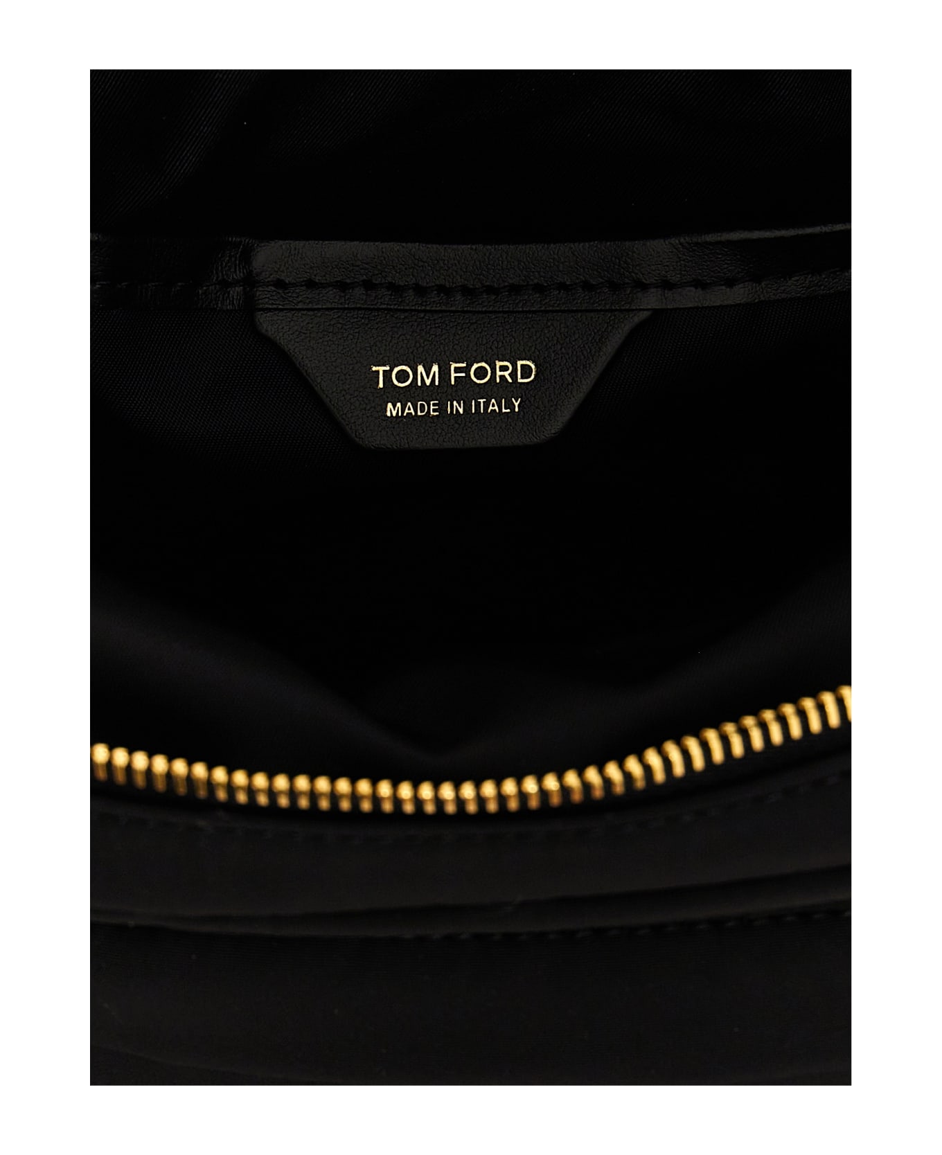 Tom Ford Logo Nylon Crossbody Bag - Black