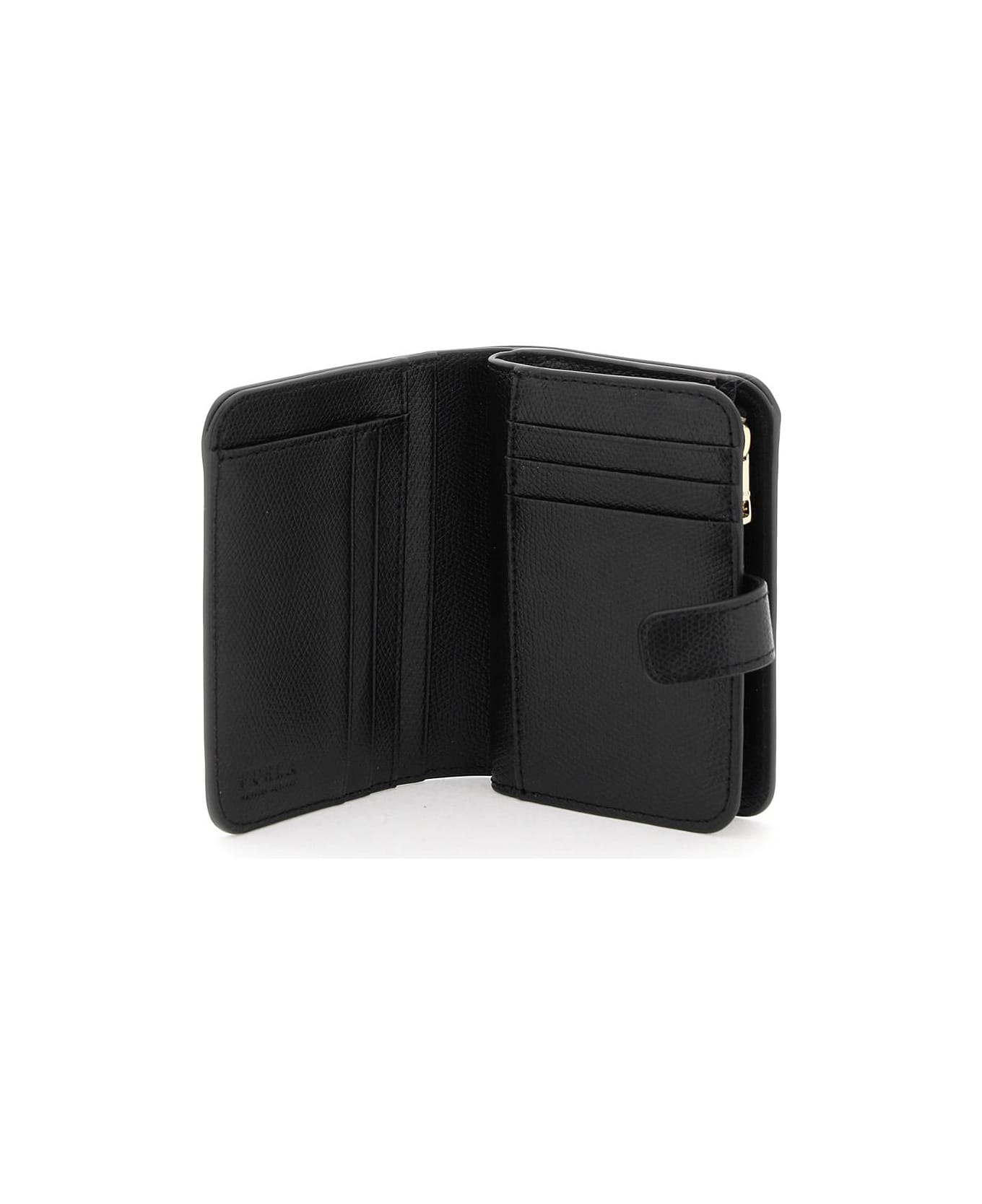 Furla 'camelia' Compact Wallet - Nero 財布