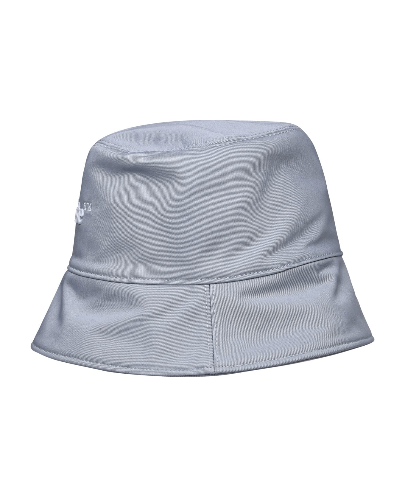 Off-White Logo Embroidered Bucket Hat - Light Blue