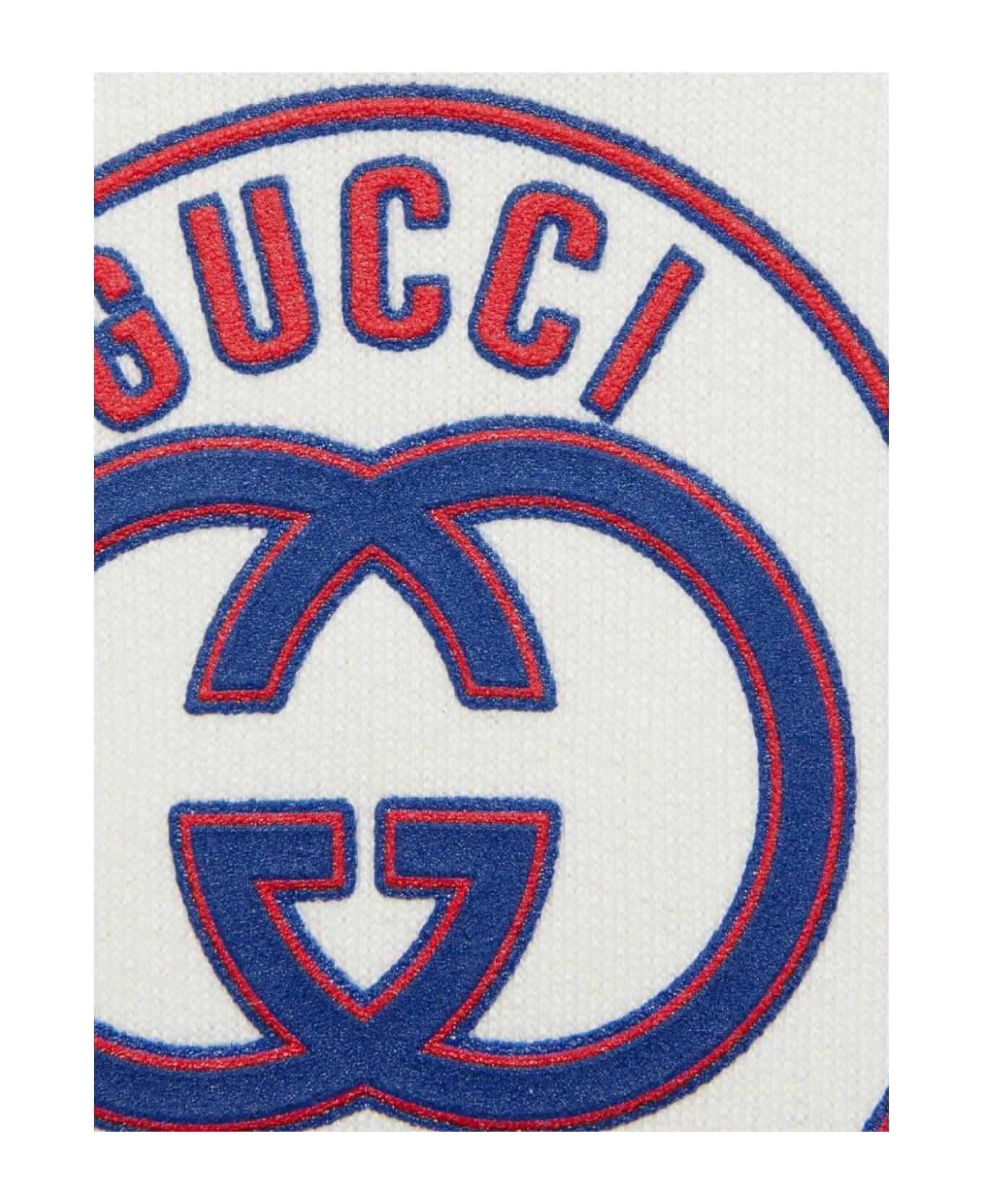 Gucci Off-white Cotton Hoodie - WHITE ニットウェア＆スウェットシャツ