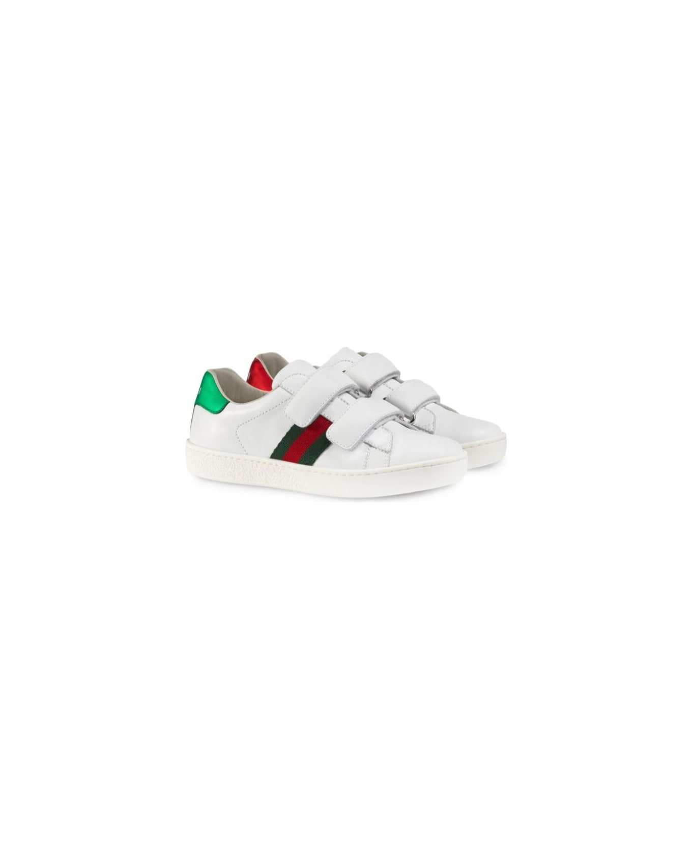 Gucci Ace Leather Sneakers - MultiColour