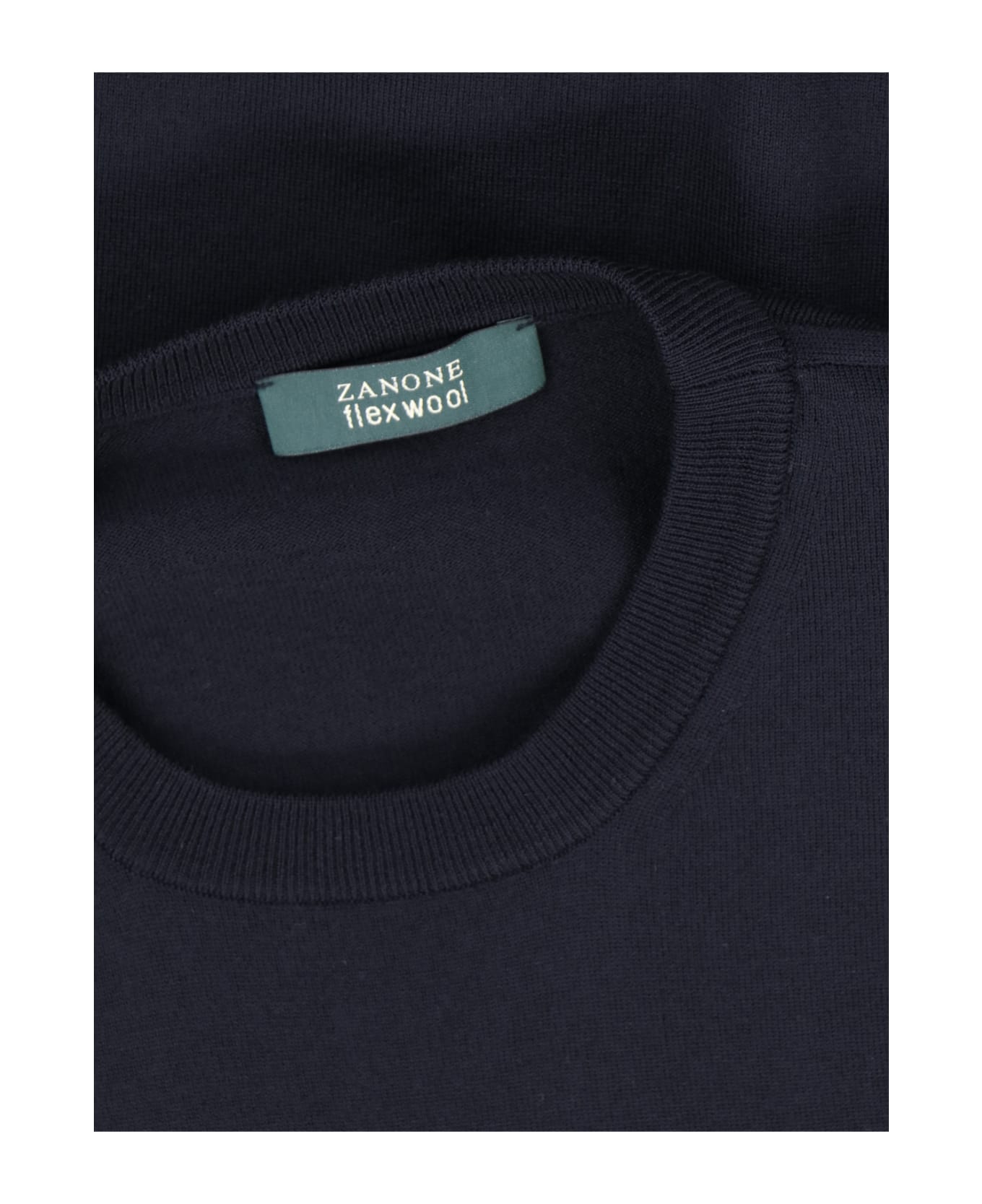 Zanone Crewneck Sweater - Blue