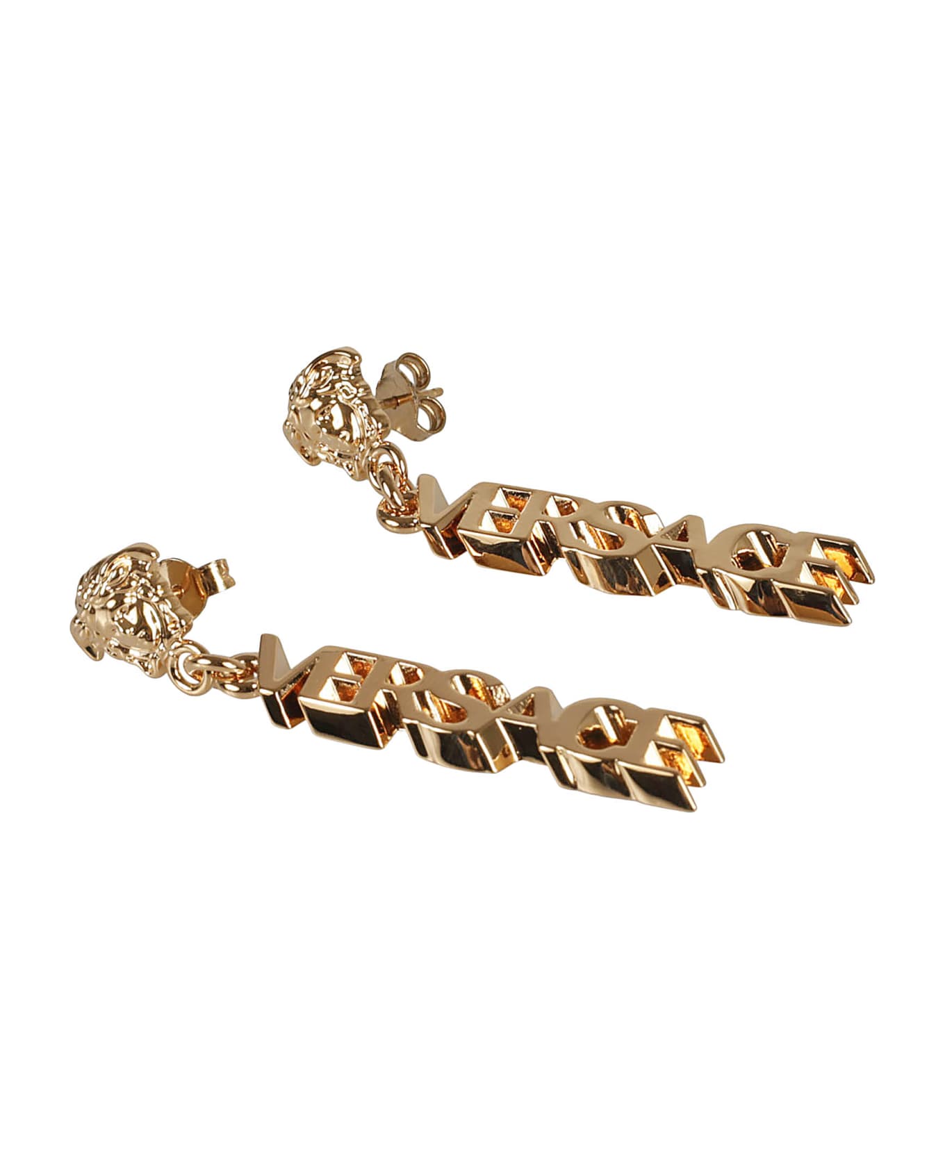 Versace Logo Earrings italist