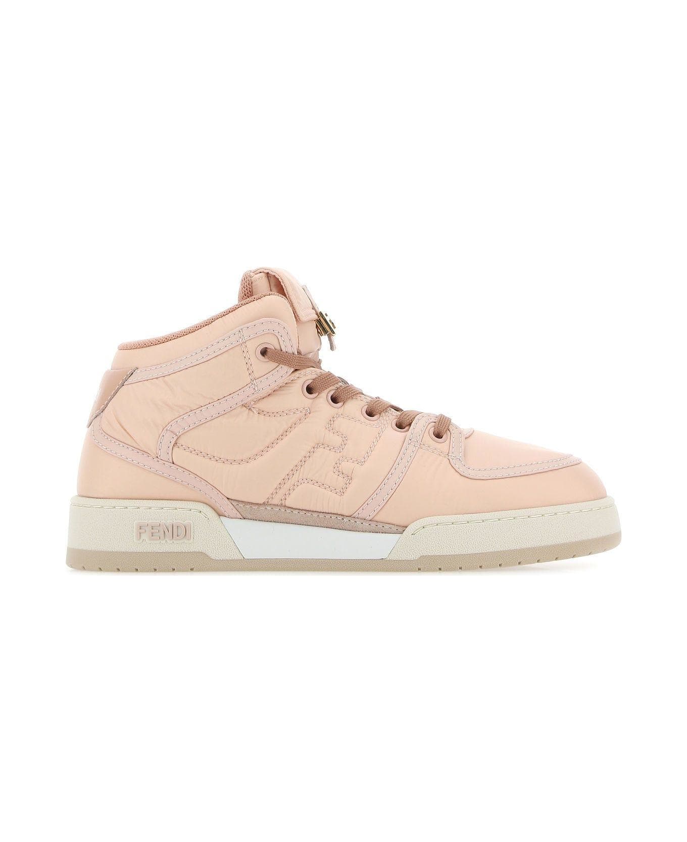 Fendi Pink Nylon Baguette Sneakers - PINK