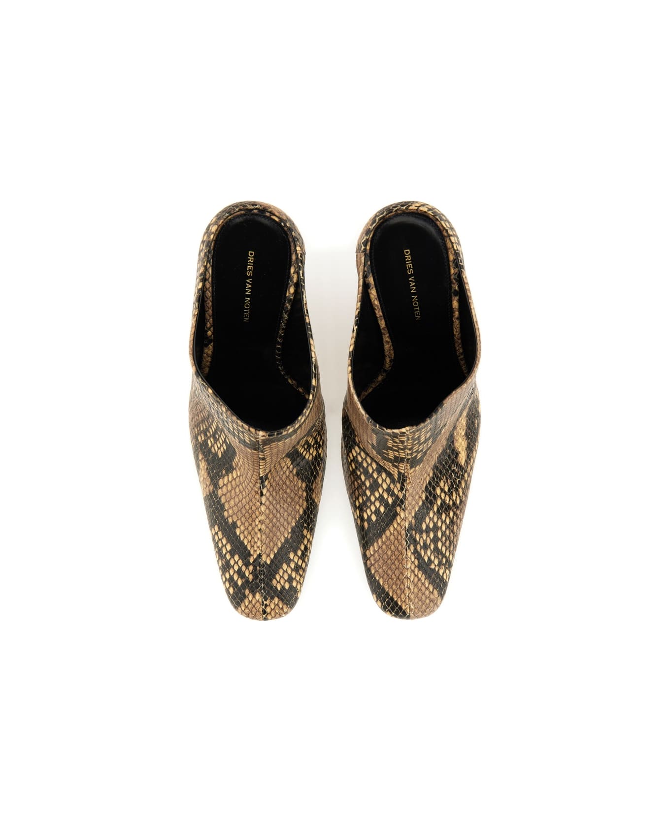 Dries Van Noten Leather Boot - MULTICOLOUR