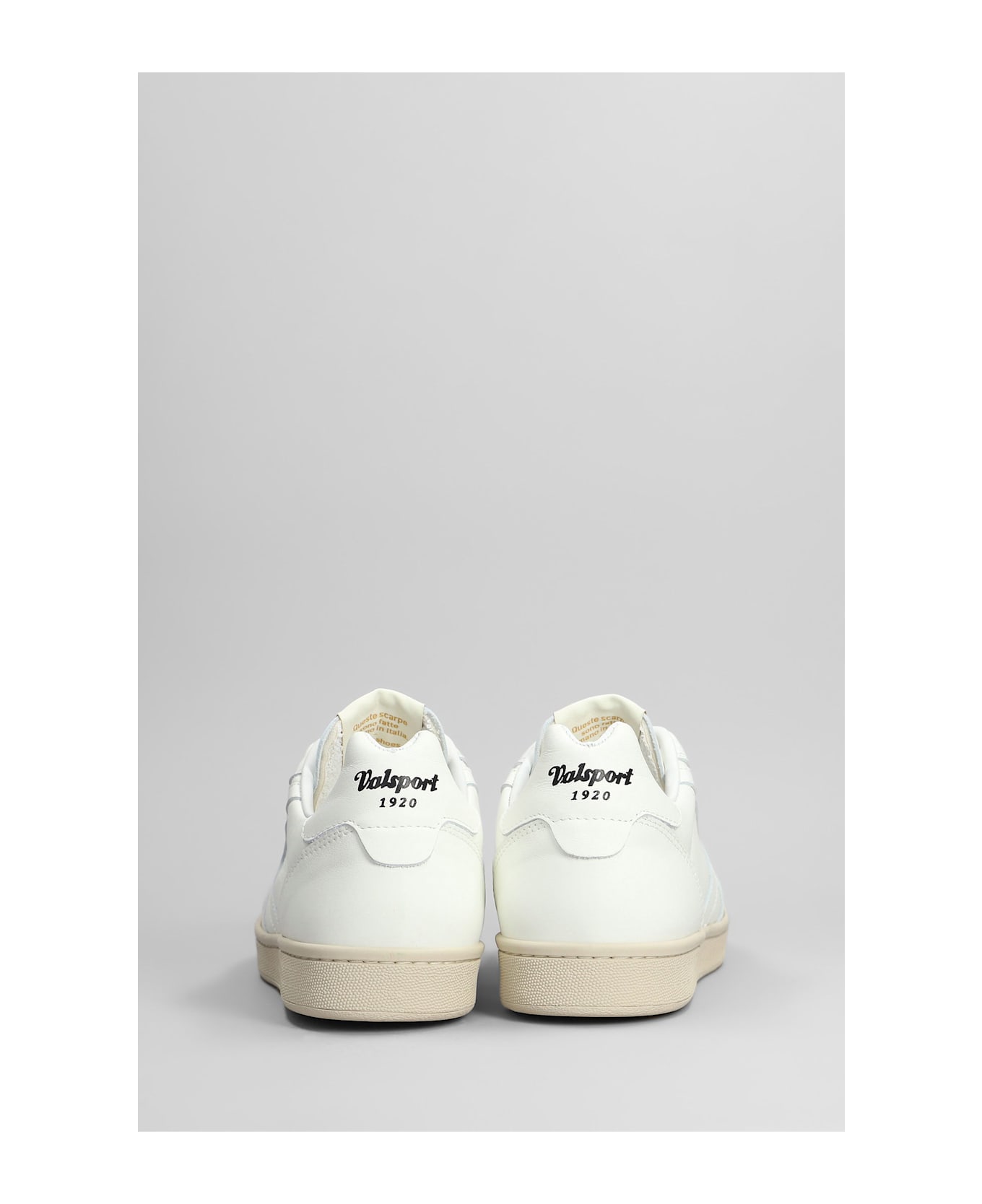 Valsport Super Sneakers In White Leather - white