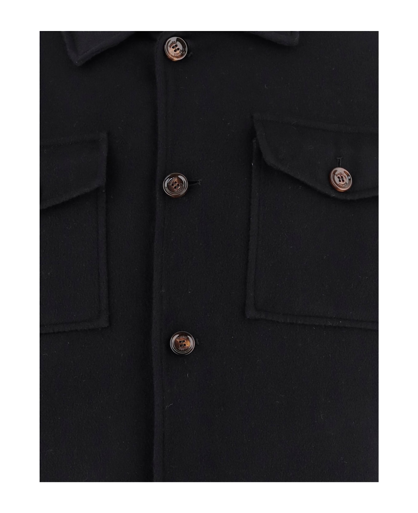 Moorer Wool And Cashmere Jacket - Blue