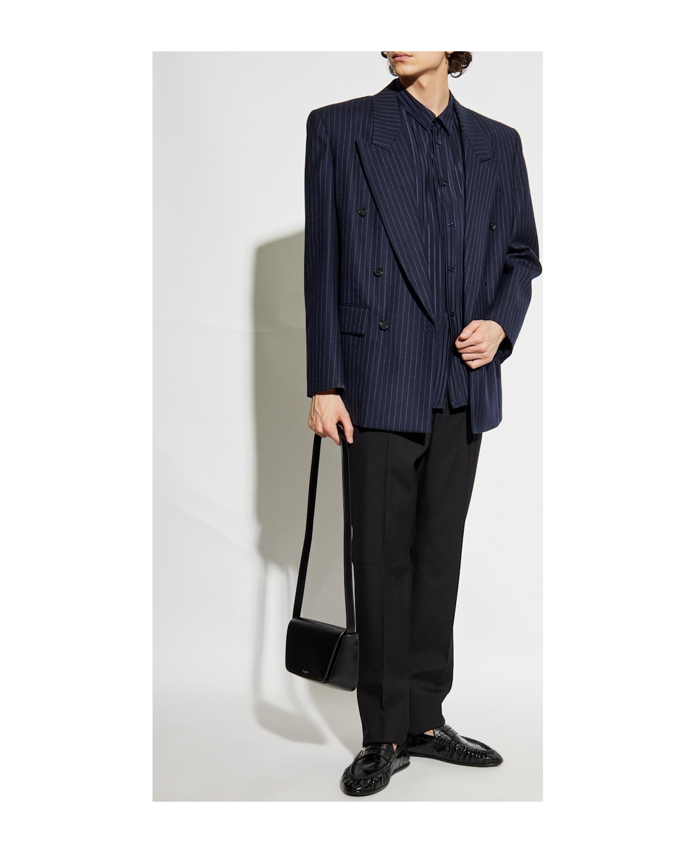 Saint Laurent Silk Shirt - Blue