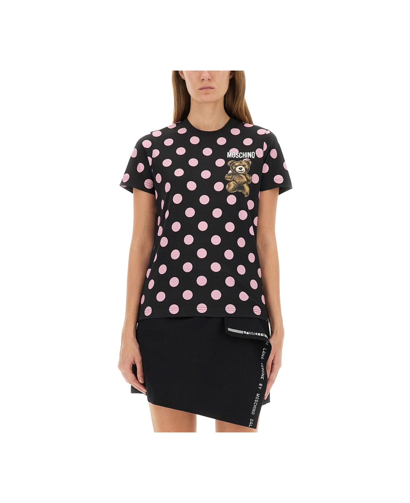 Moschino "teddy Polka Dots" T-shirt - BLACK