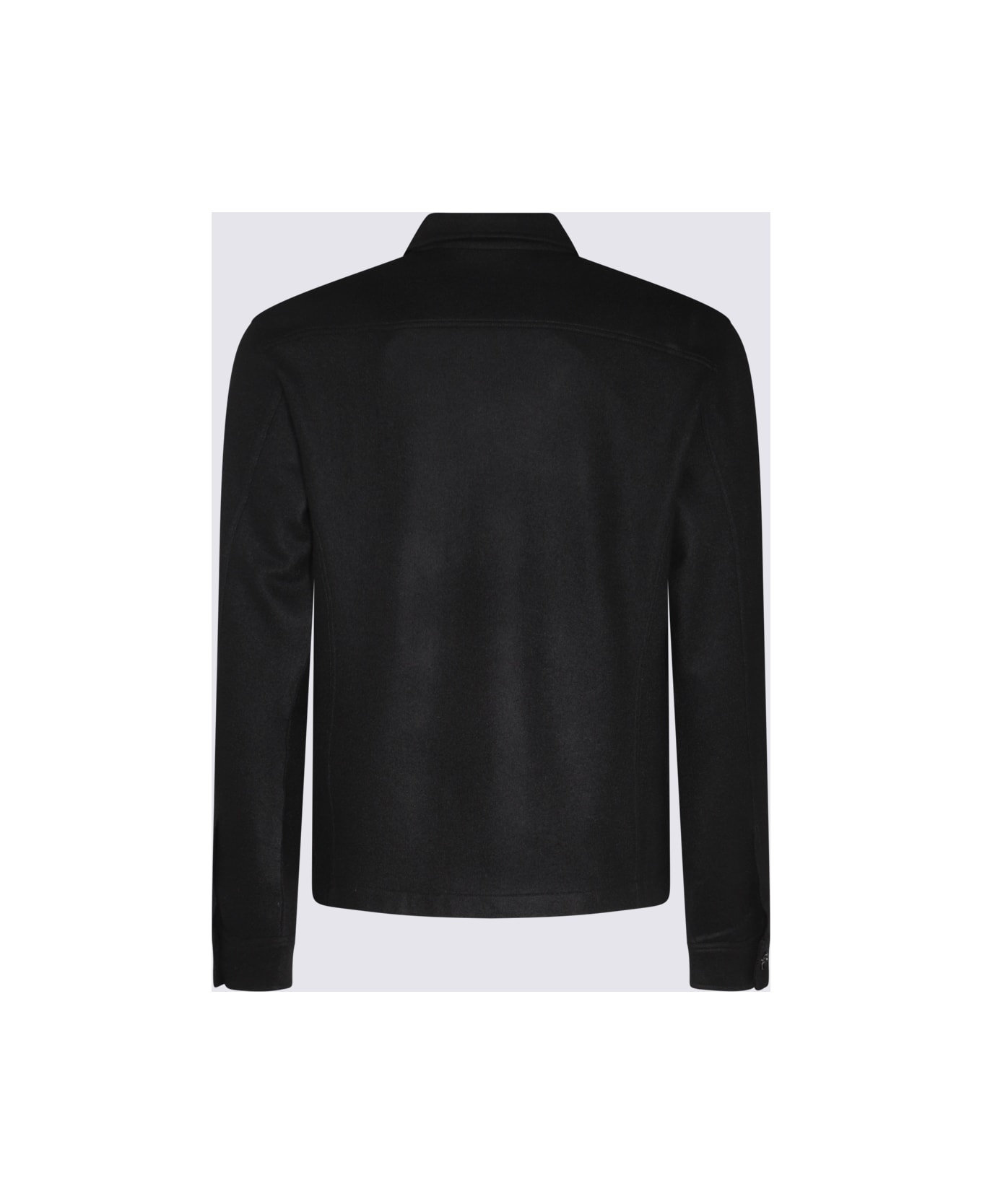 Tom Ford Black Wool Shirt - Black