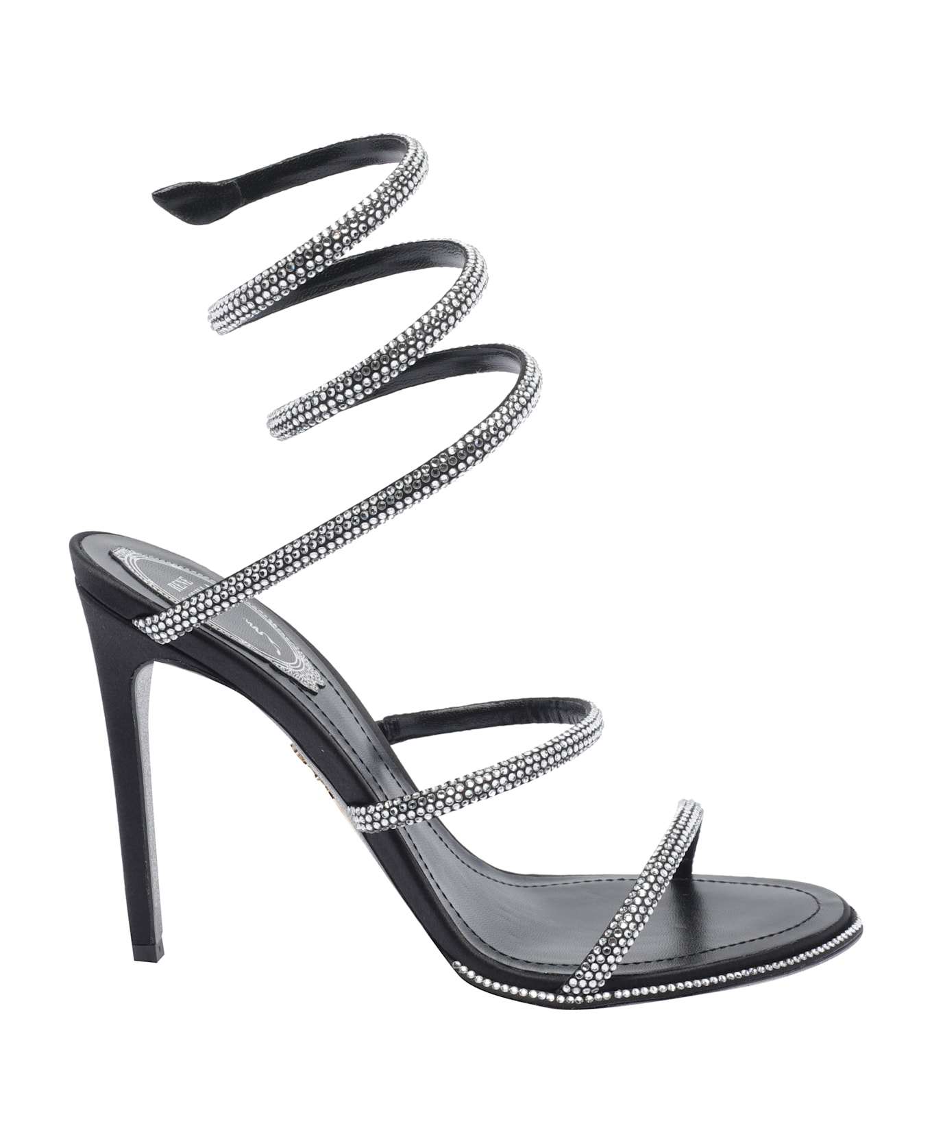 René Caovilla Cleo Pump Sandals - Black